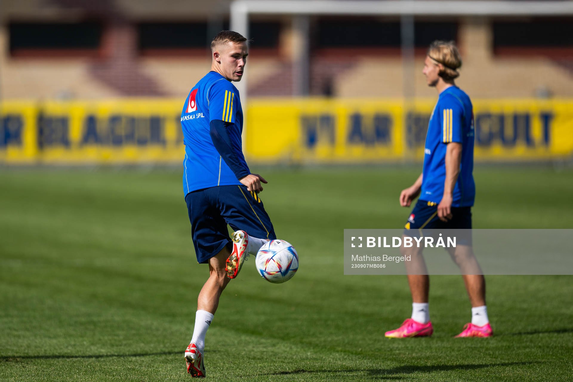 Jacob Ondrejka of the Swedish under-21 national football