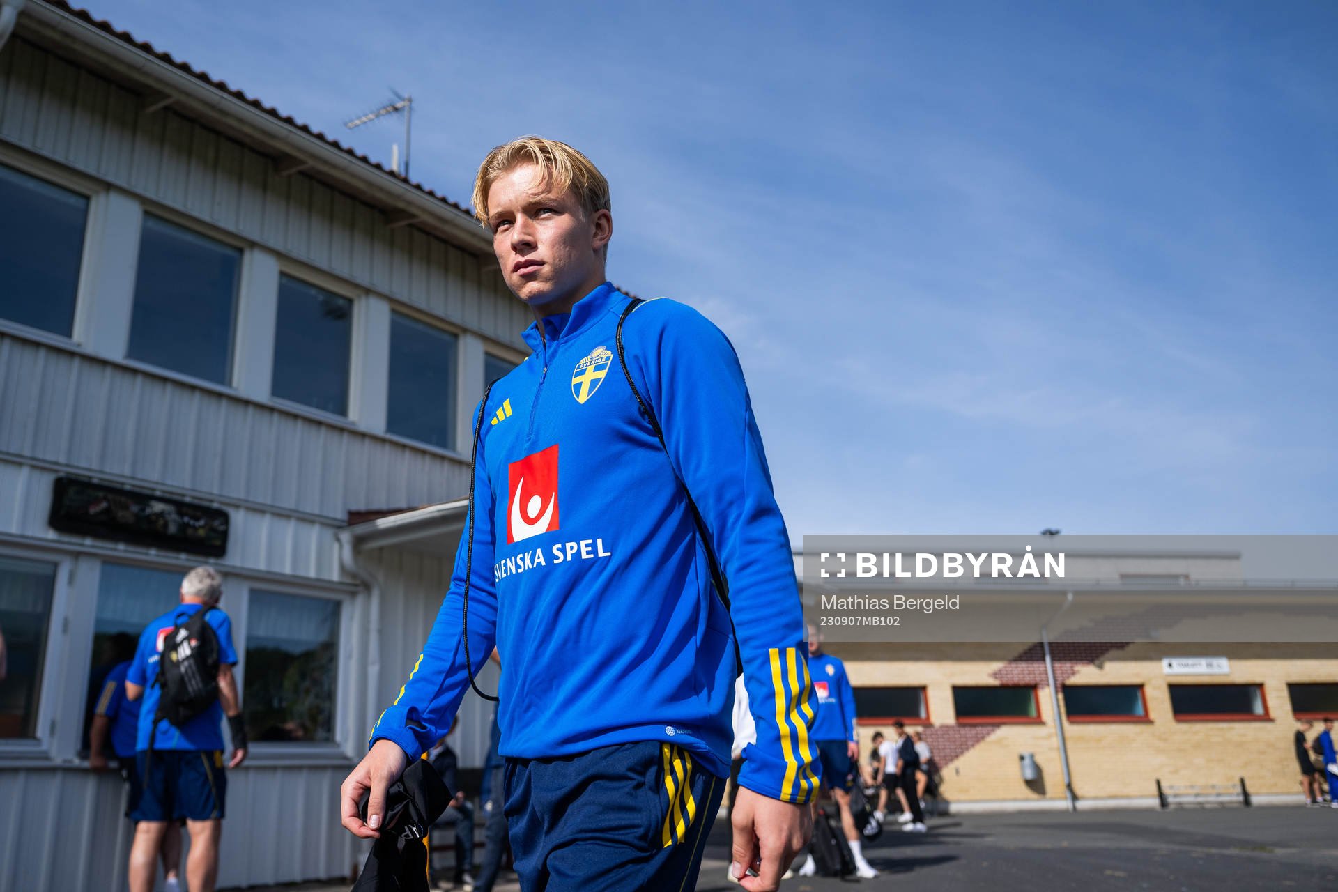 Daniel Svensson of the Swedish under-21 national football