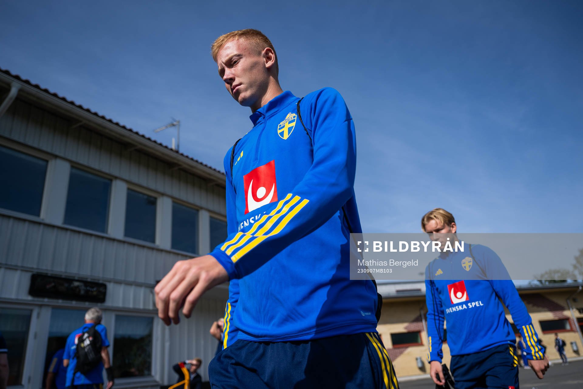 hugo Larsson of the Swedish under-21 national football team