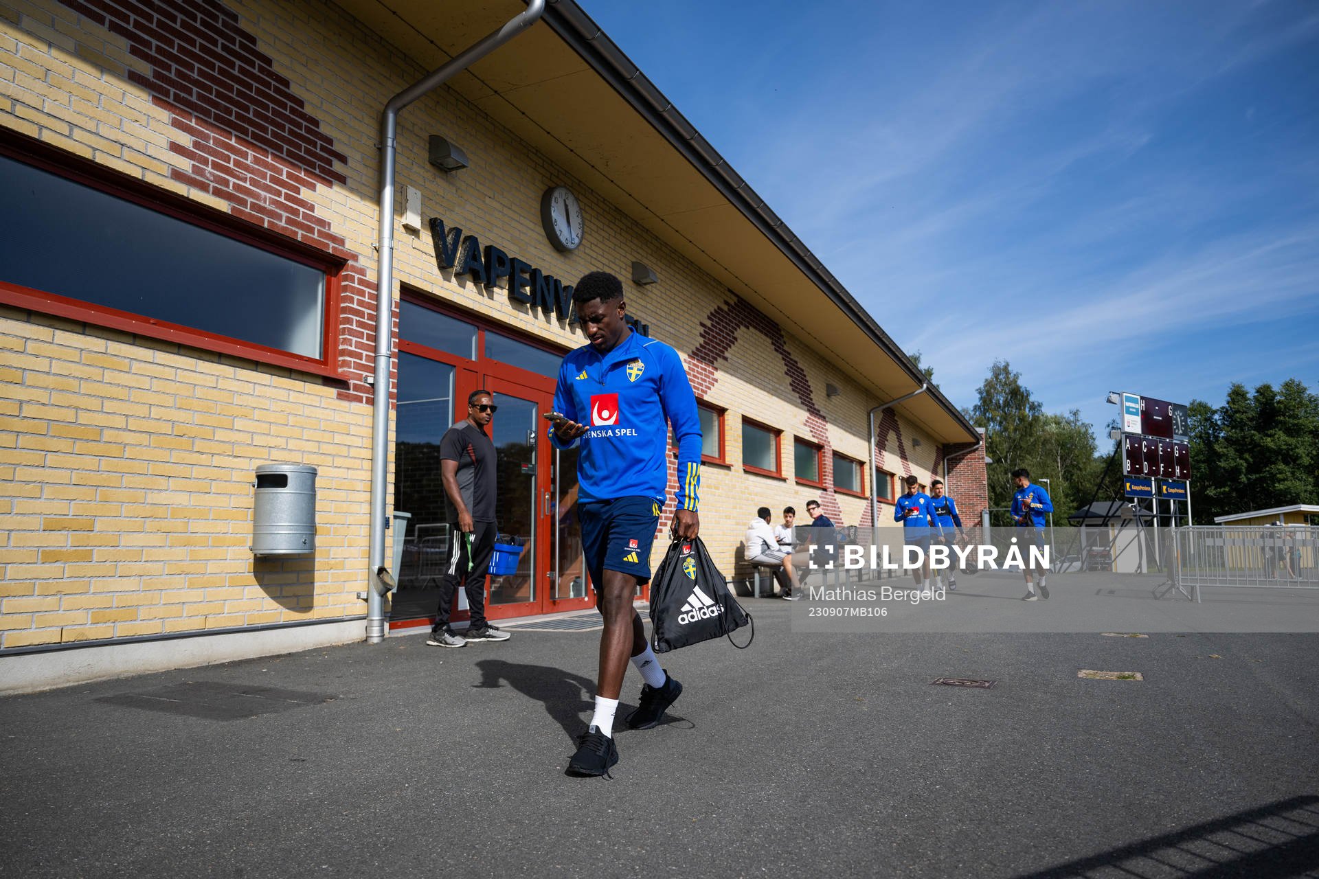 Josafat Mendes of the Swedish under-21 national football