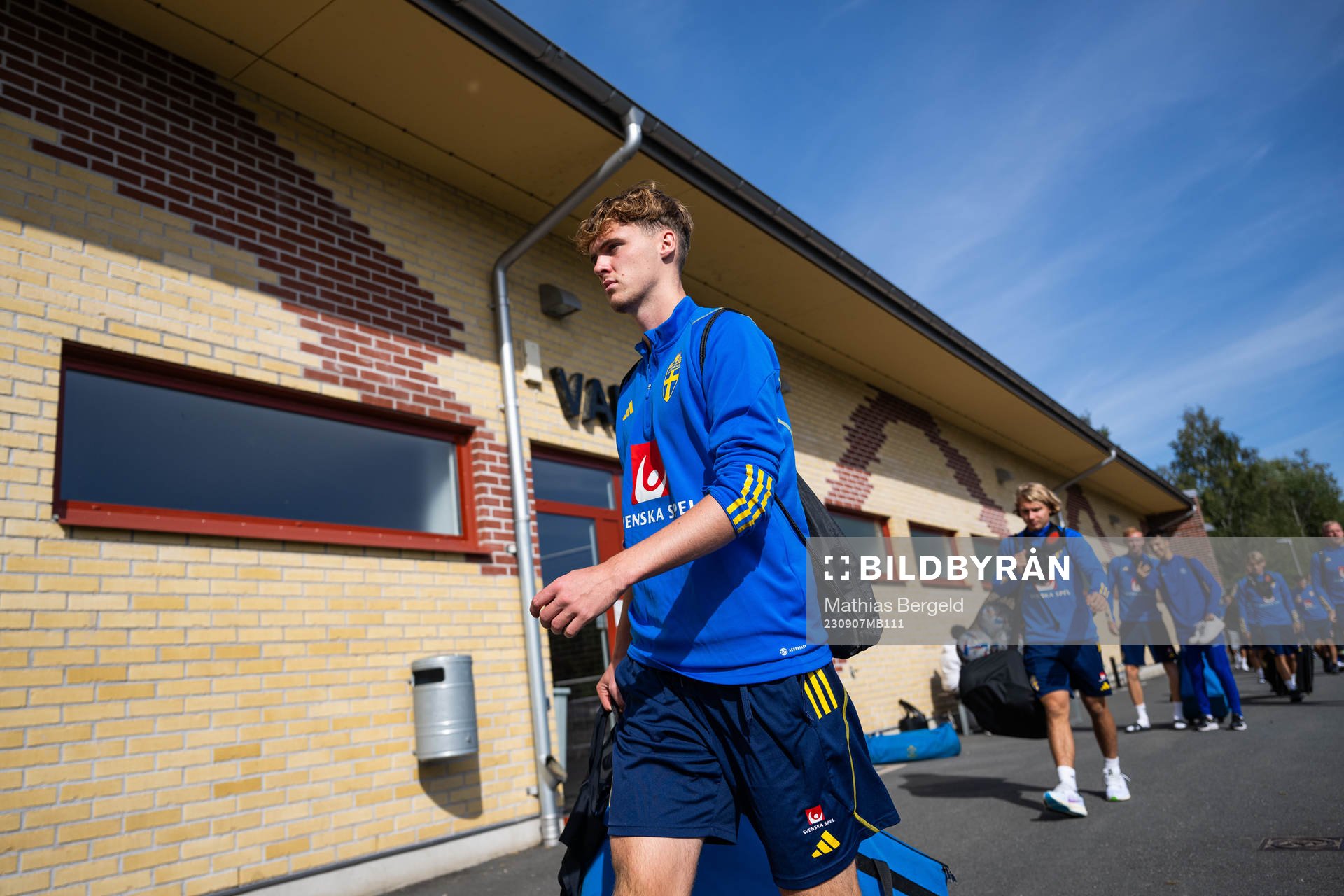 Williot Swedberg of the Swedish under-21 national football