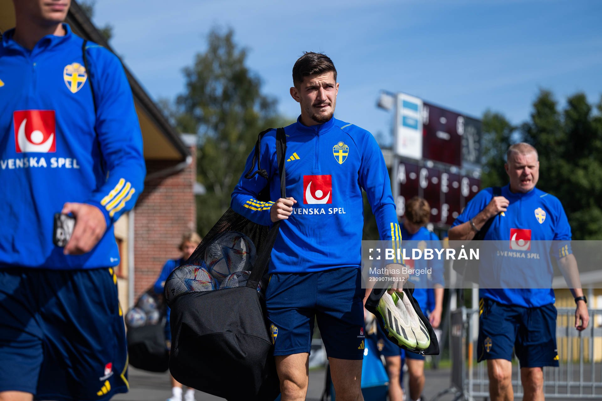 Armin Gigovic of the Swedish under-21 national football
