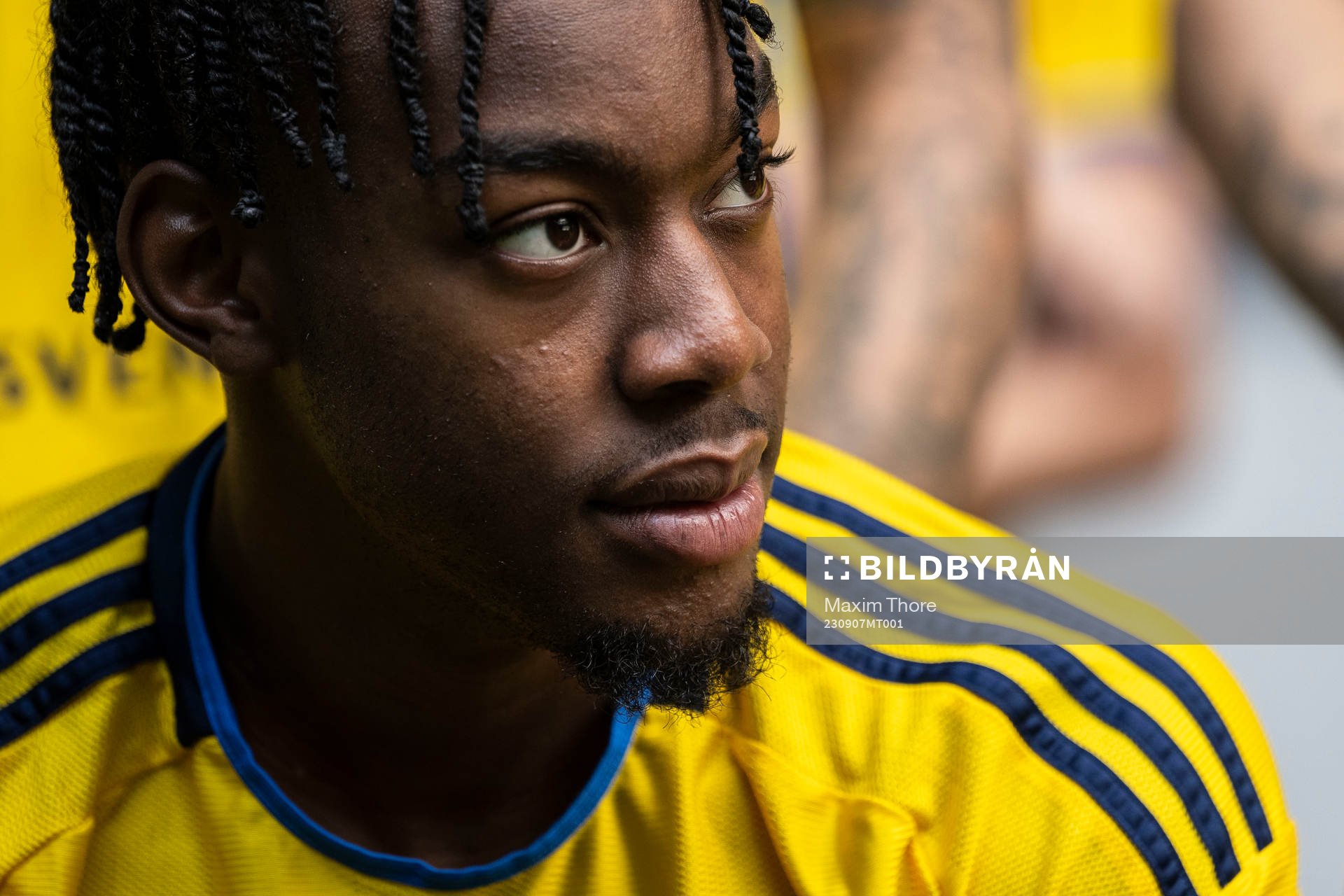 Anthony Elanga of the Swedish national football team