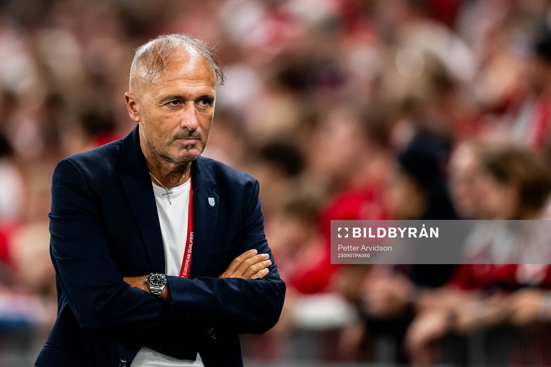 Head coach Fabrizio Costantini of San Marino