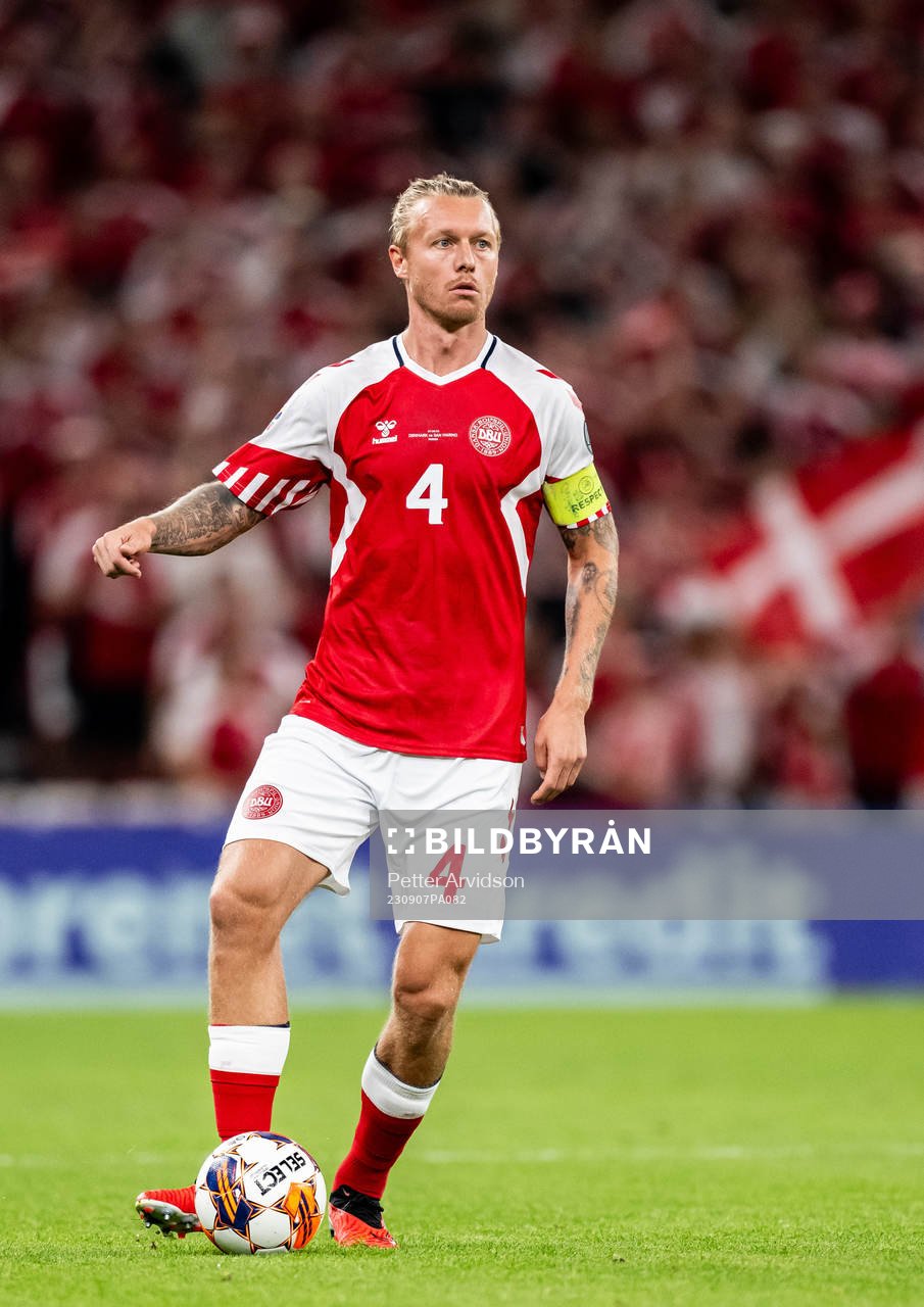 Simon Kjær of Denmark