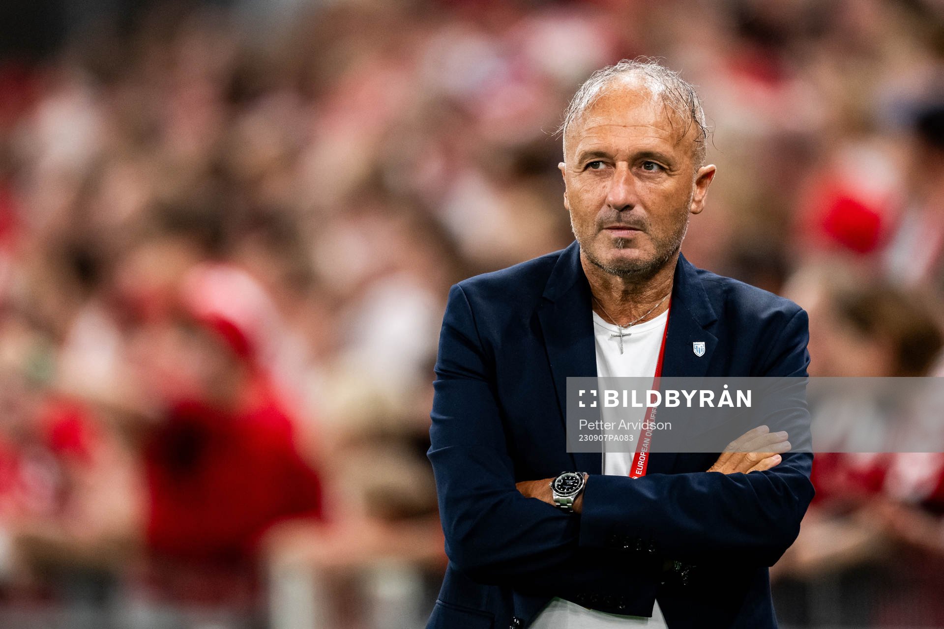 Head coach Fabrizio Costantini of San Marino