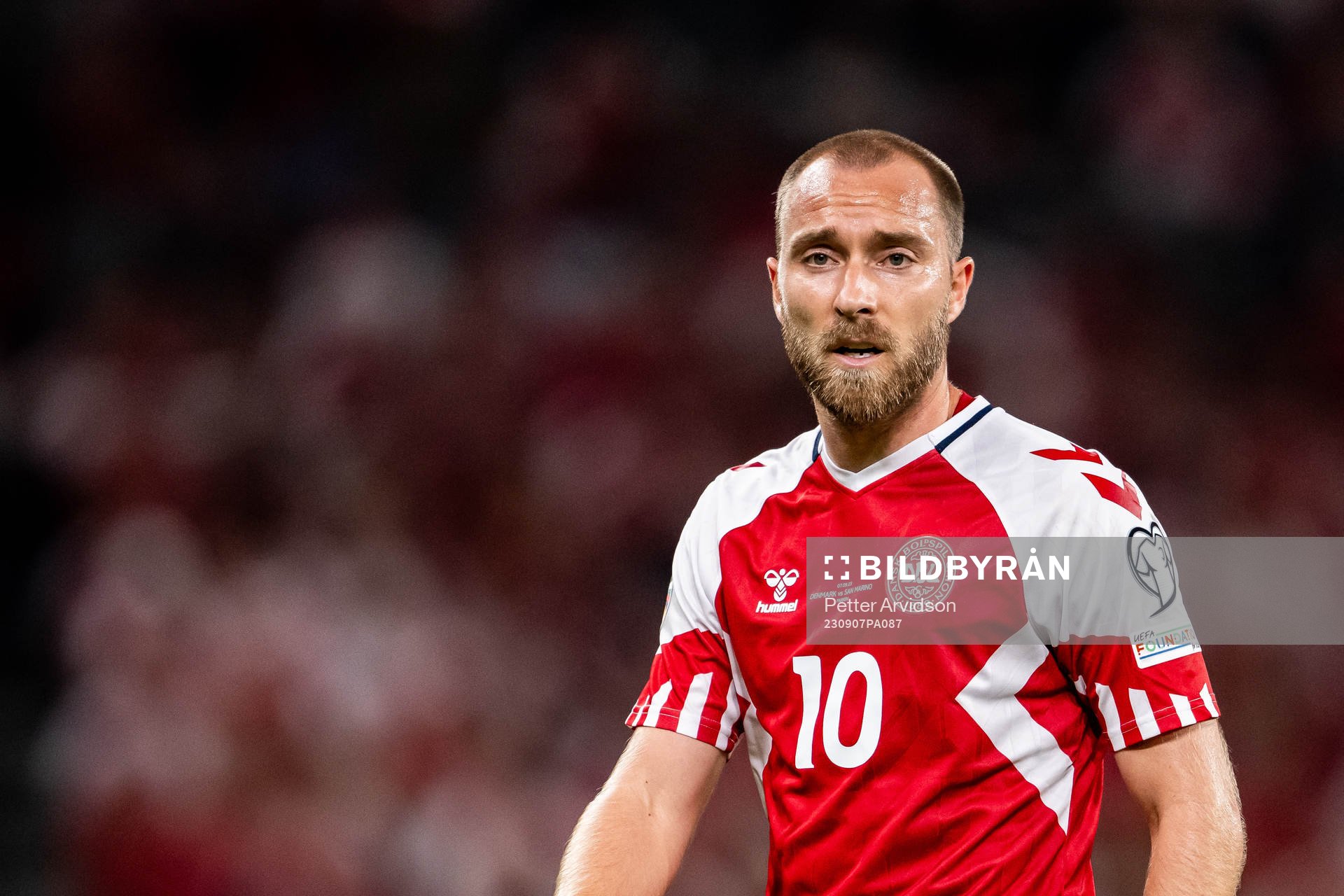 Christian Eriksen of Denmark