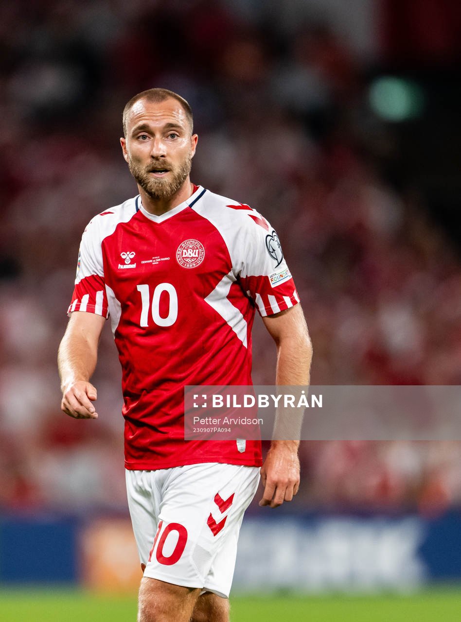 Christian Eriksen of Denmark