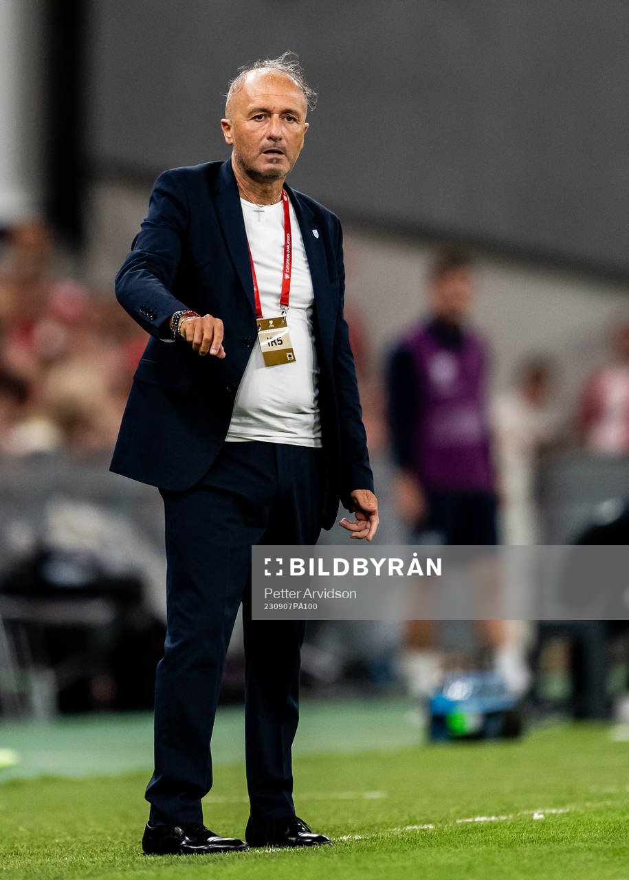 Head coach Fabrizio Costantini of San Marino