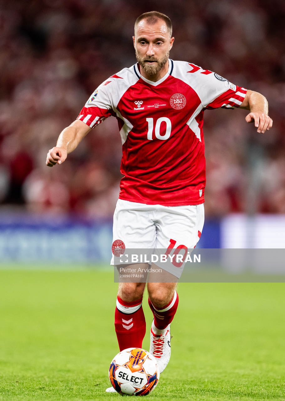 Christian Eriksen of Denmark