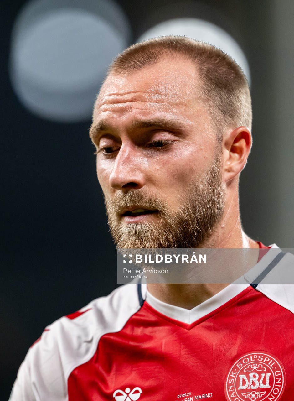 Christian Eriksen of Denmark