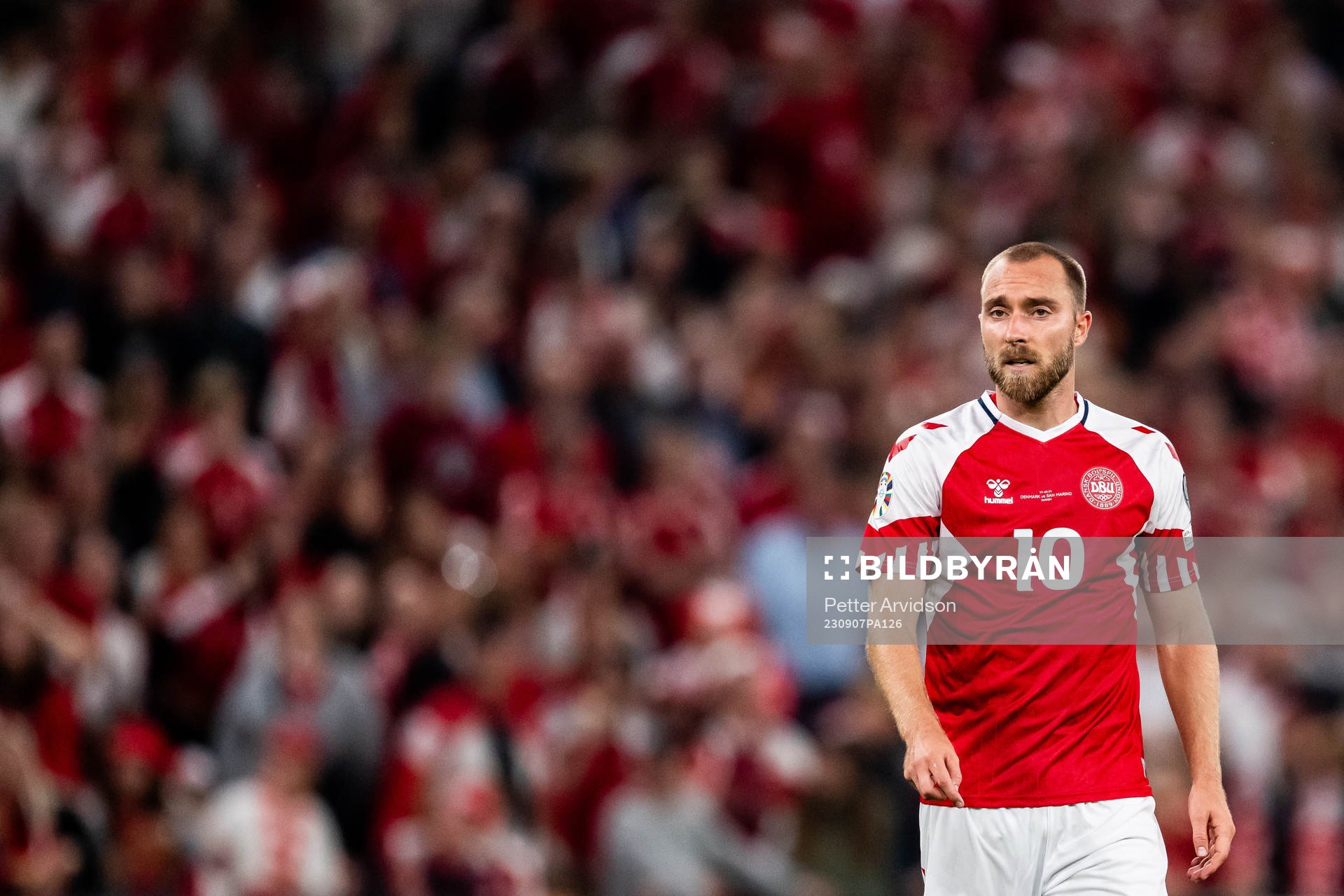 Christian Eriksen of Denmark