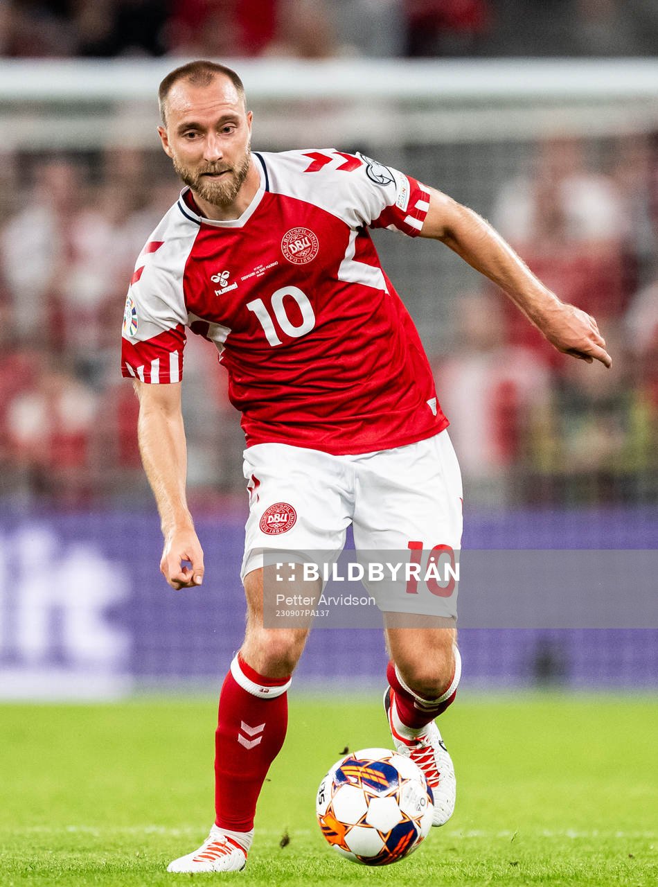 Christian Eriksen of Denmark