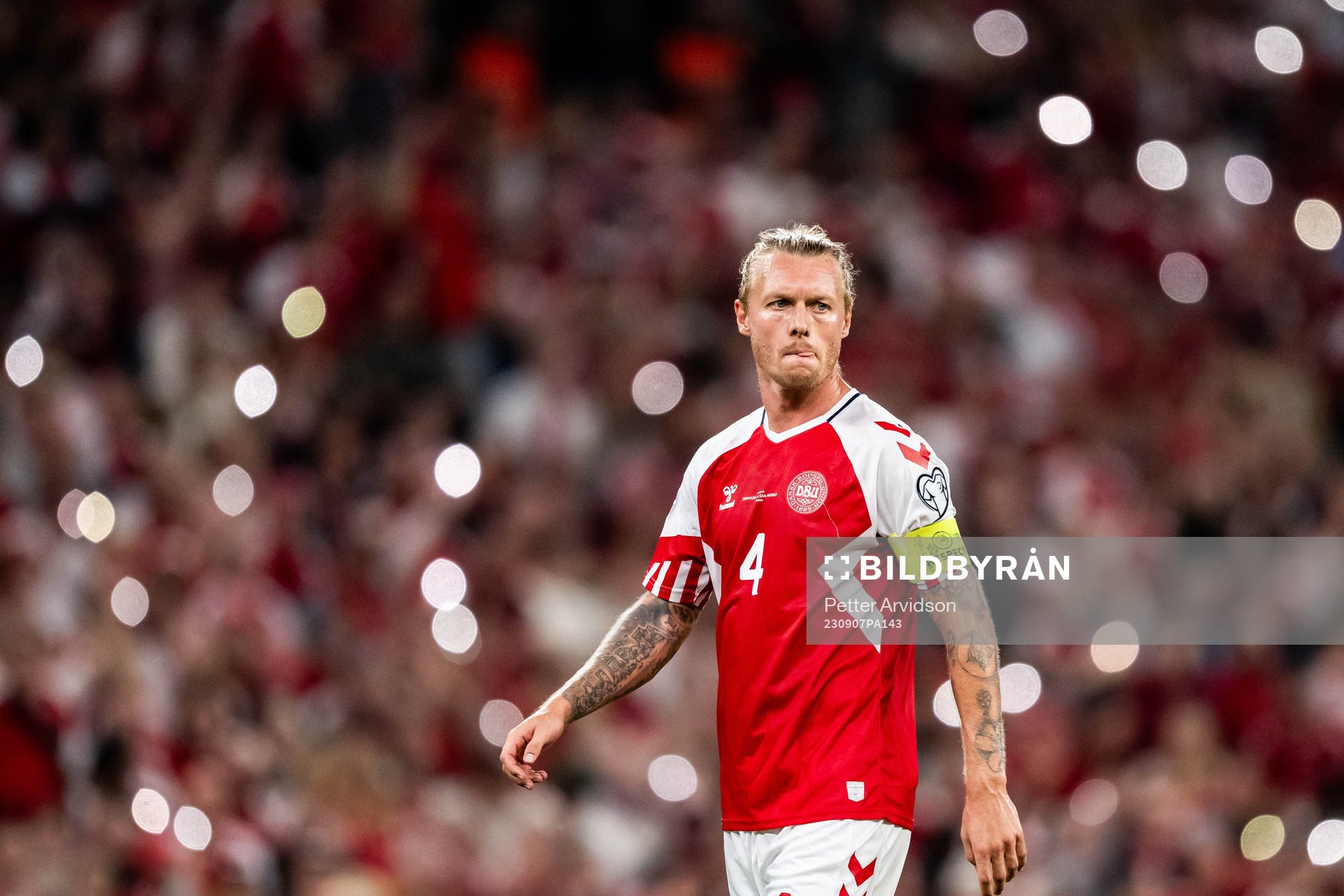 Simon Kjær of Denmark