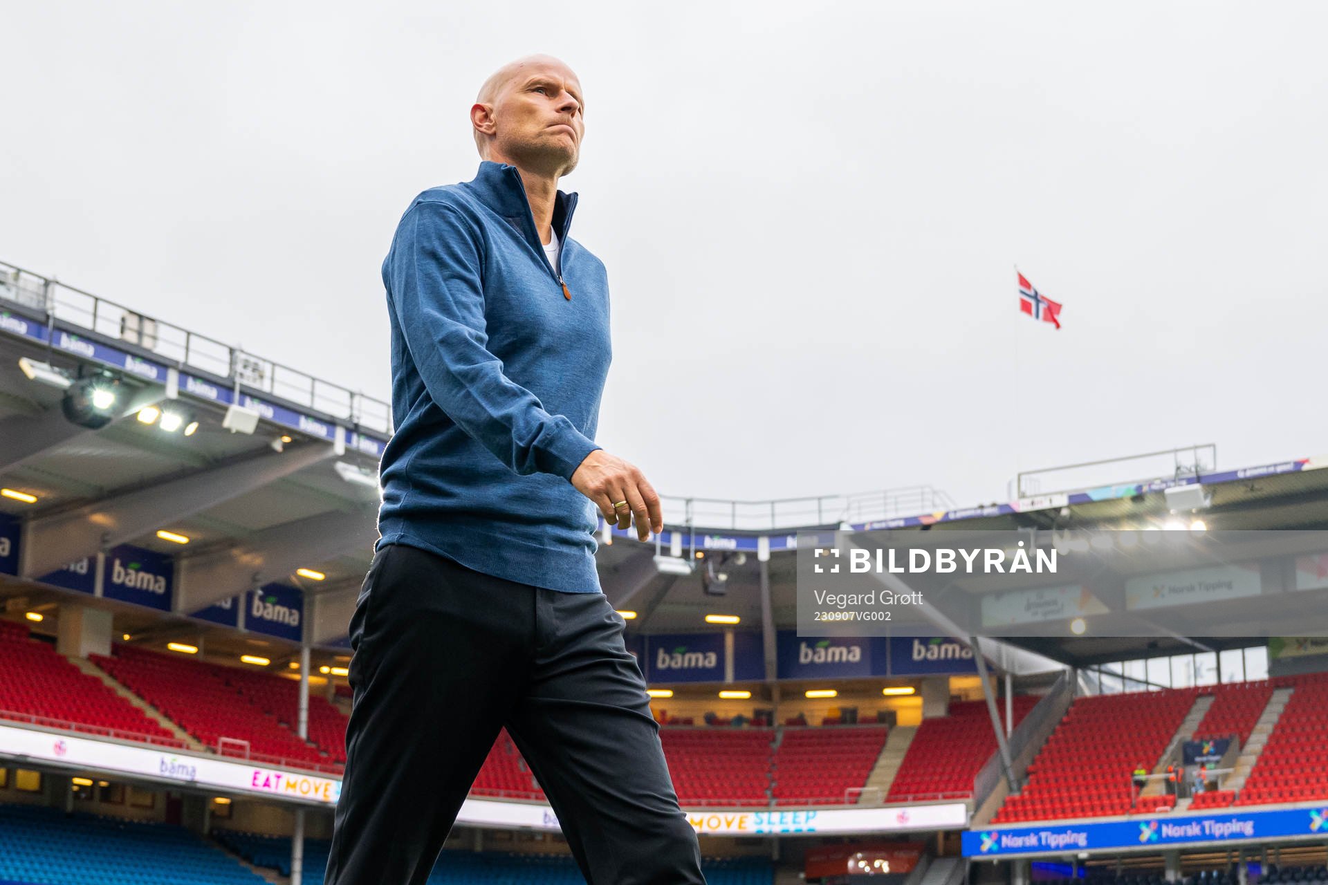 Ståle Solbakken, head coach of Norway