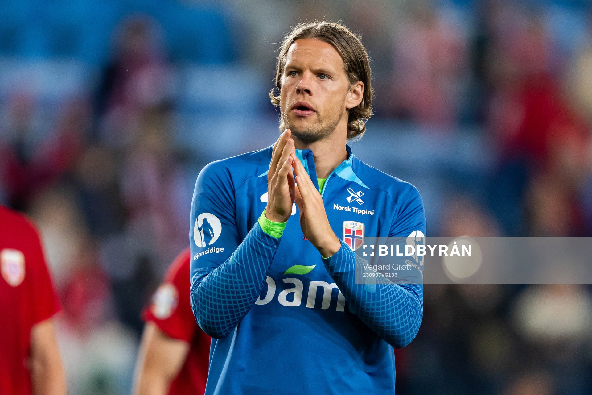 Goalkeeper Ørjan Håskjold Nyland of Norway