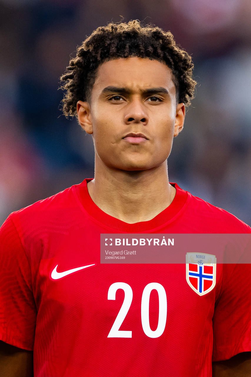 Antonio Nusa of Norway