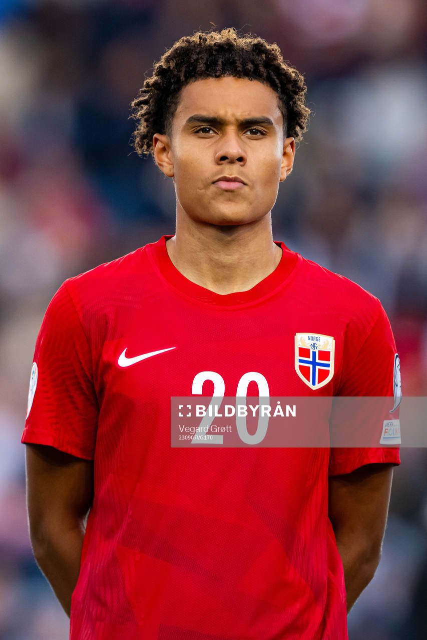 Antonio Nusa of Norway