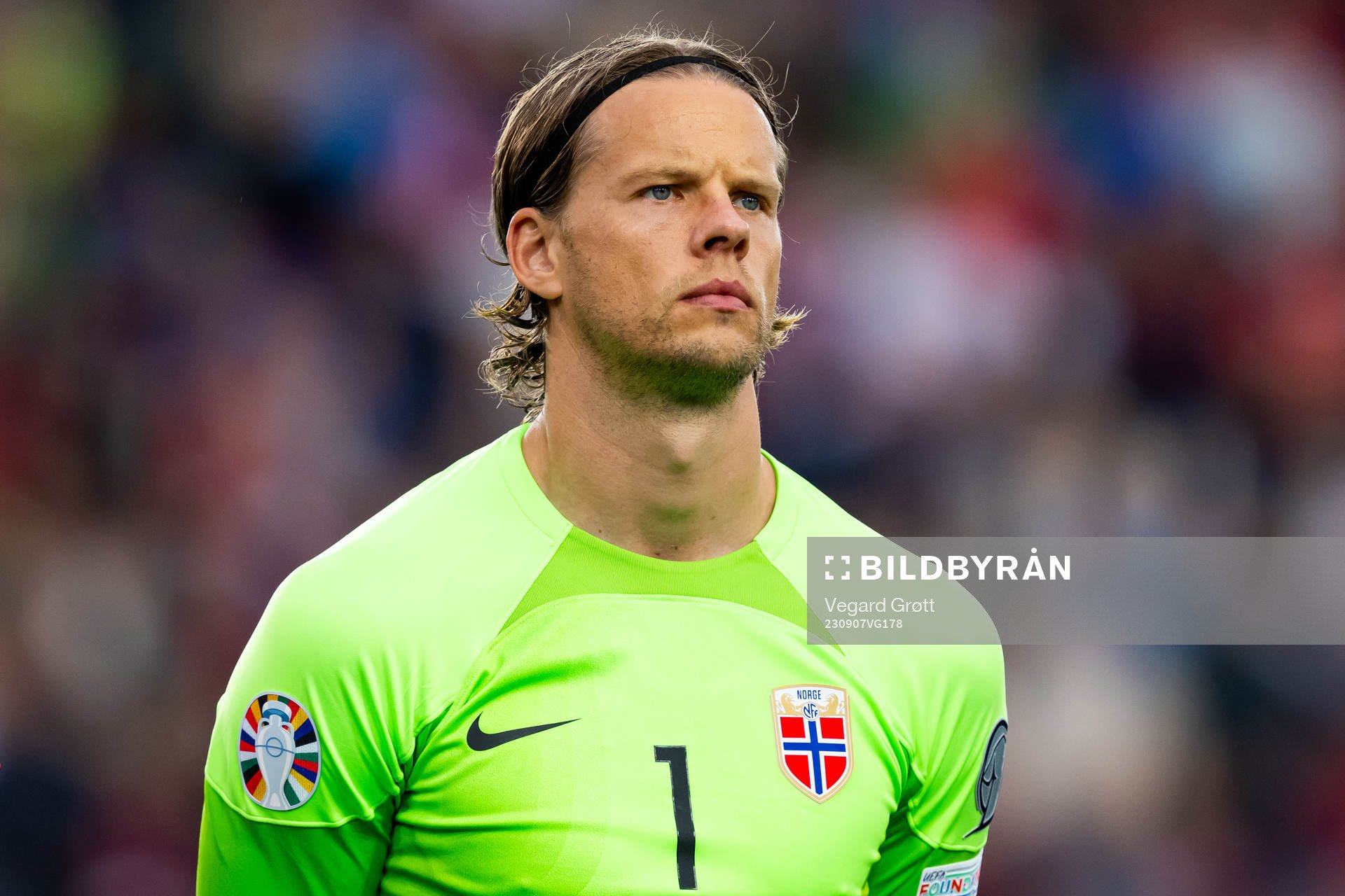 Goalkeeper Ørjan Håskjold Nyland of Norway