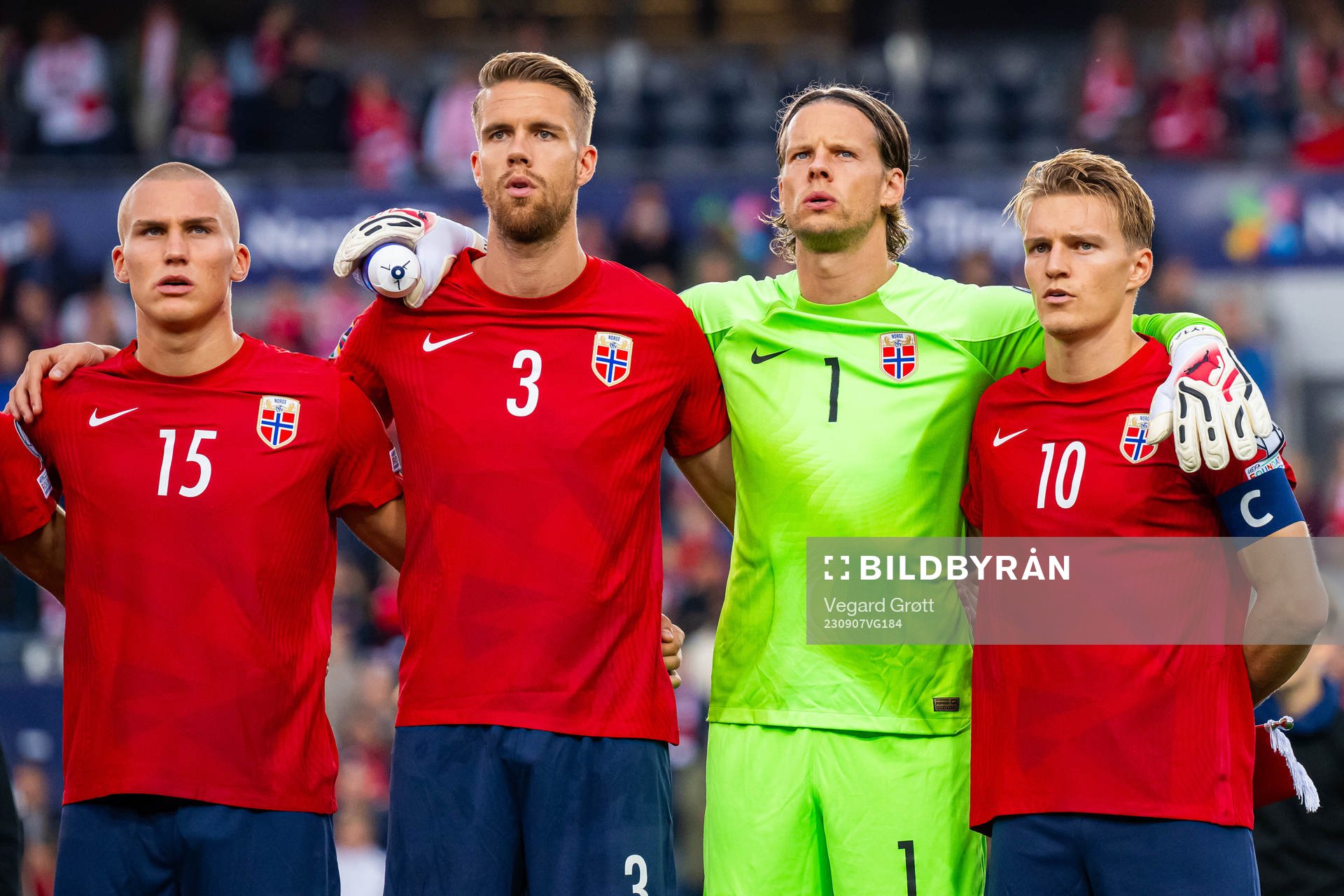 Leo Skiri Østigård, Kristoffer Ajer, goalkeeper Ørjan