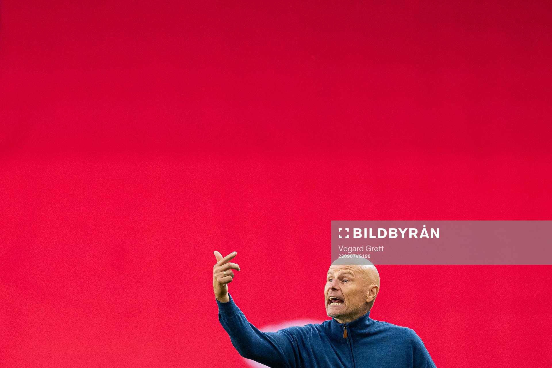 Ståle Solbakken, head coach of Norway