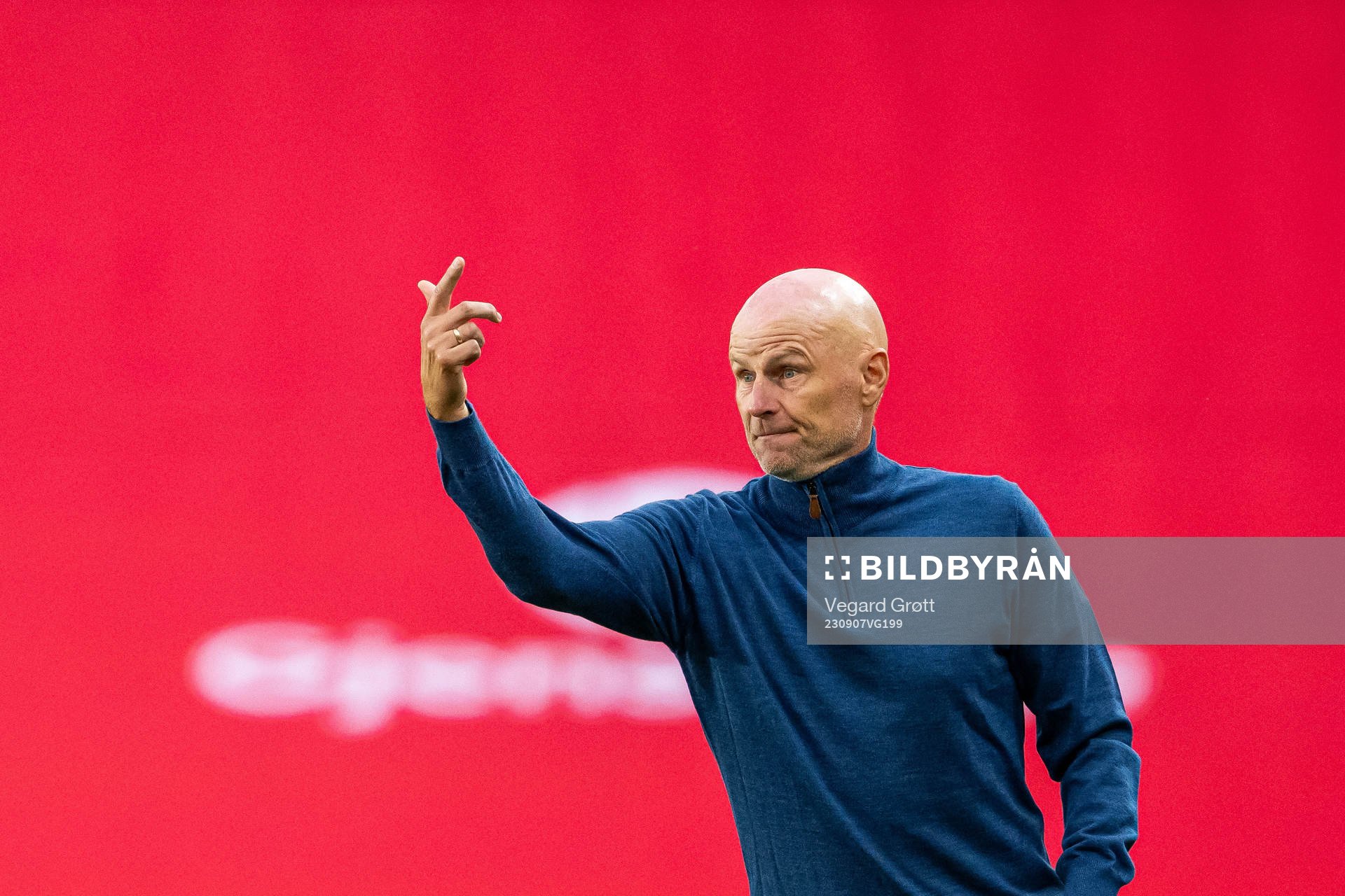 Ståle Solbakken, head coach of Norway
