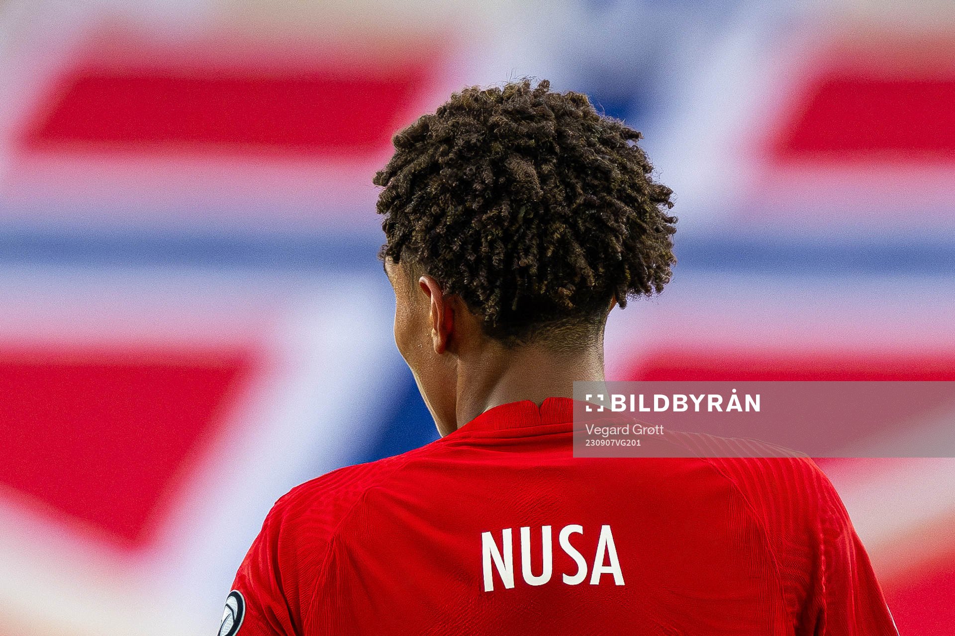 Antonio Nusa of Norway