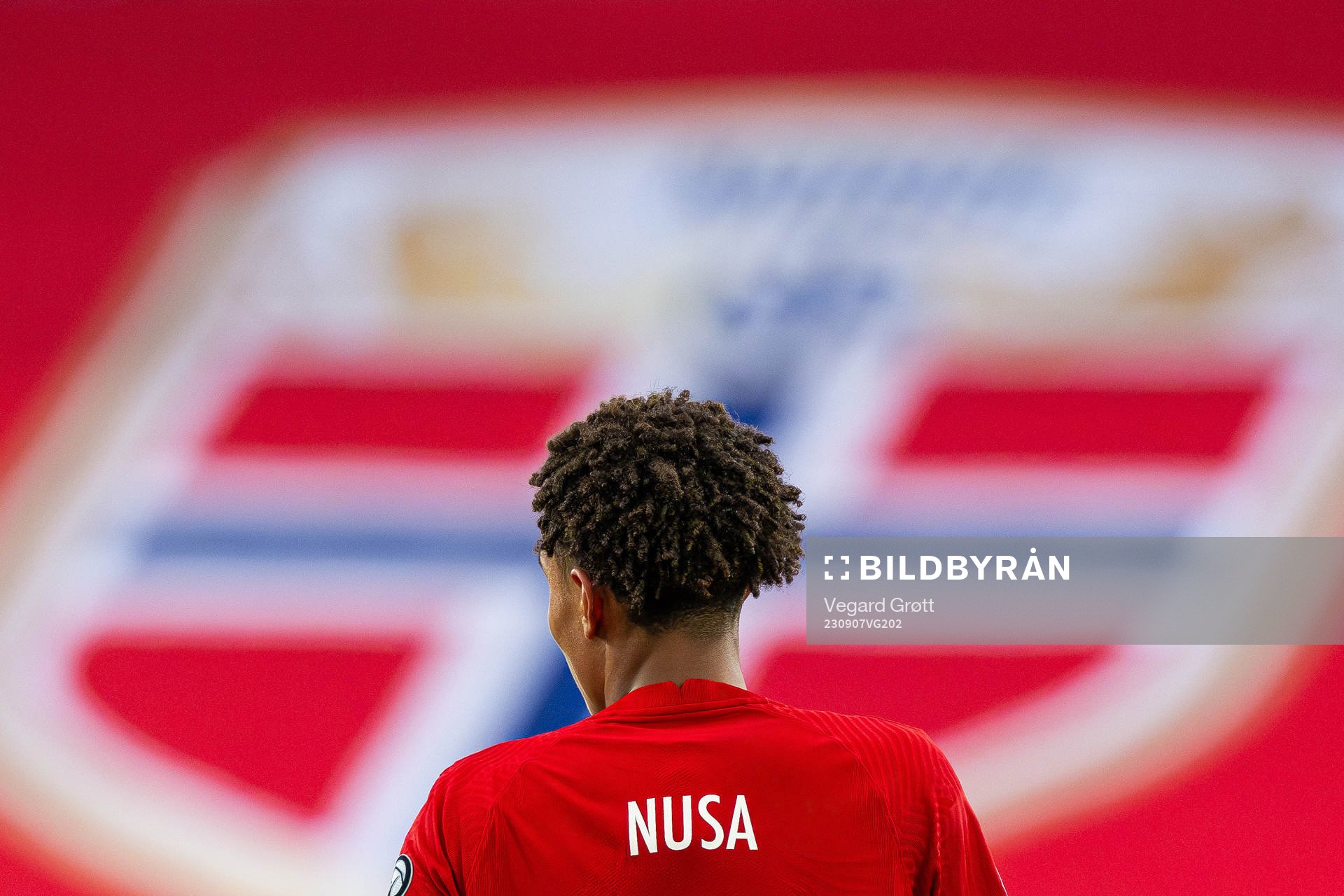 Antonio Nusa of Norway