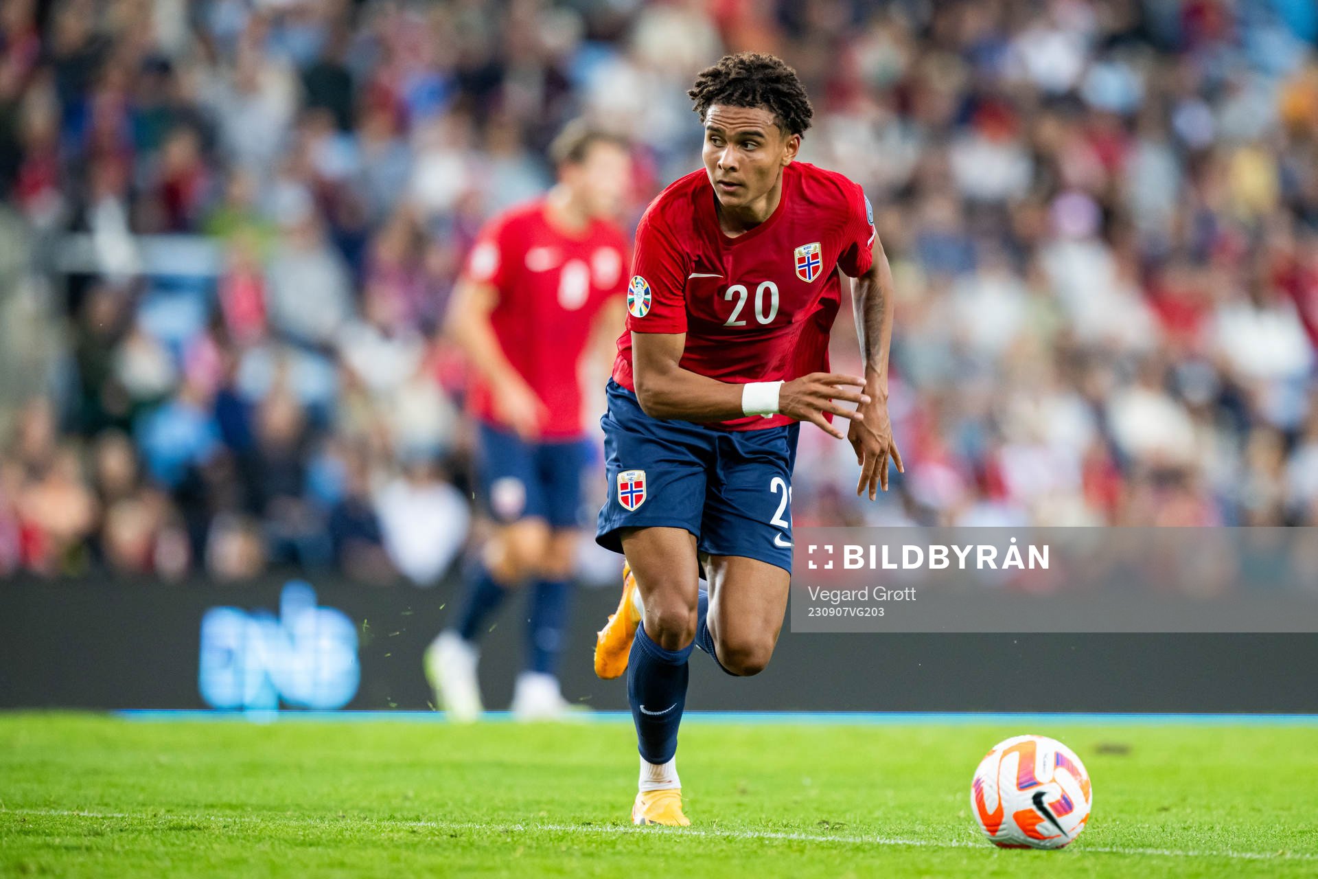 Antonio Nusa of Norway