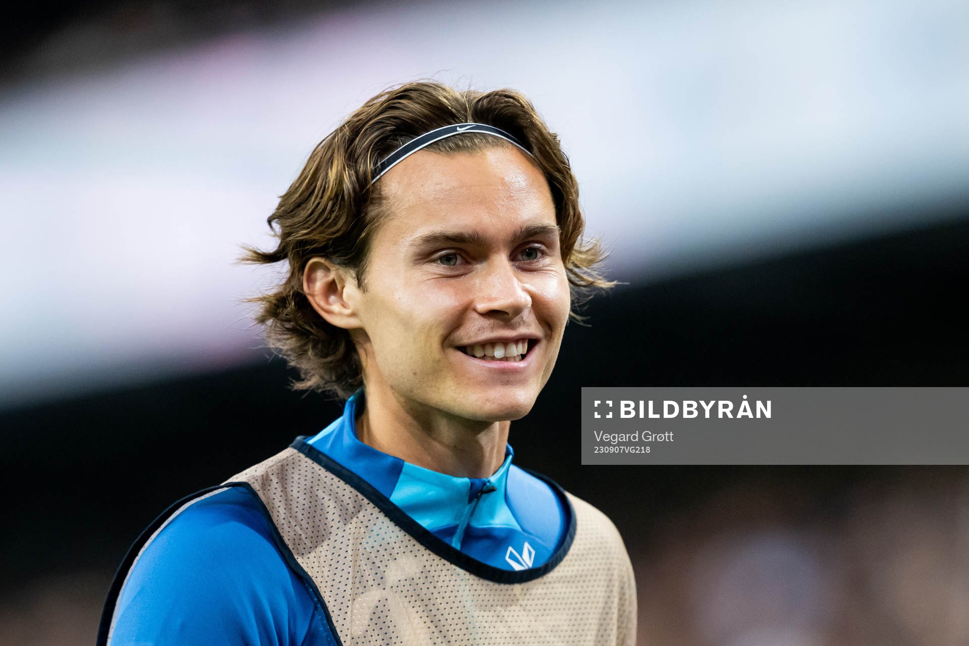 Markus Solbakken of Norway warms up