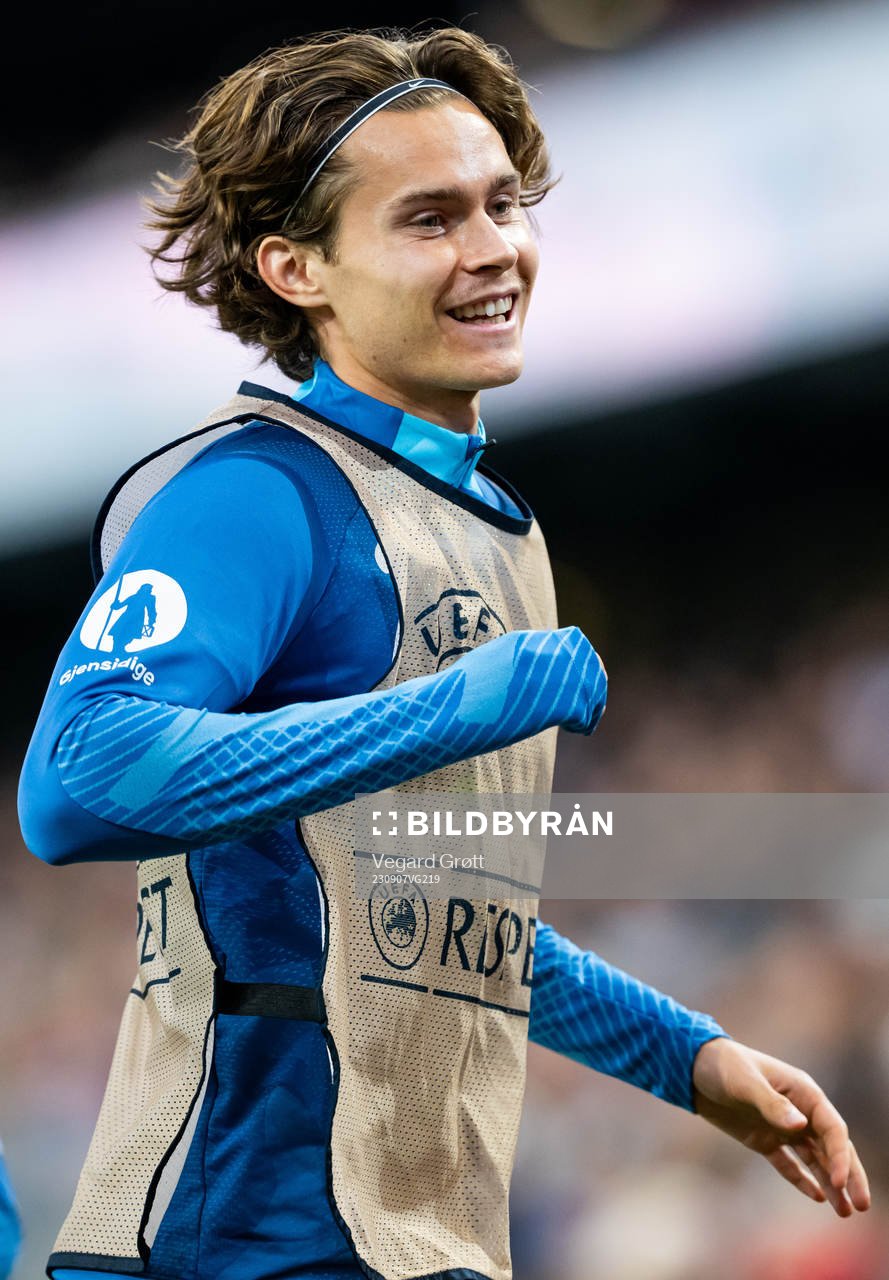 Markus Solbakken of Norway warms up
