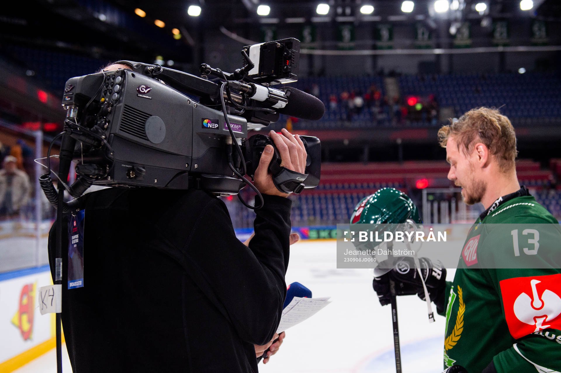 After the CHL game between Färjestad and EHC Biel-Bienne