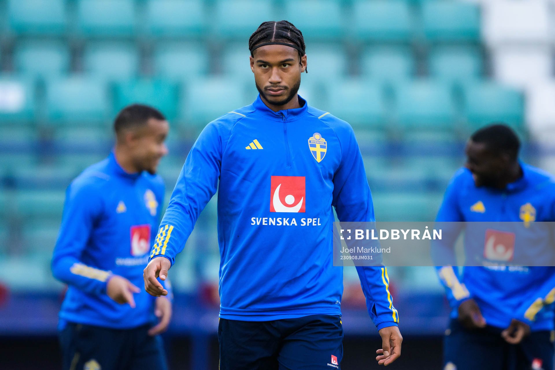 Jens Cajuste of the Swedish national football team at a