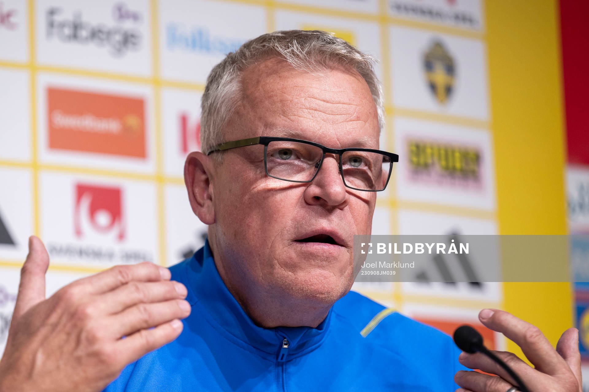 Head coach Janne Andersson of the Swedish national football