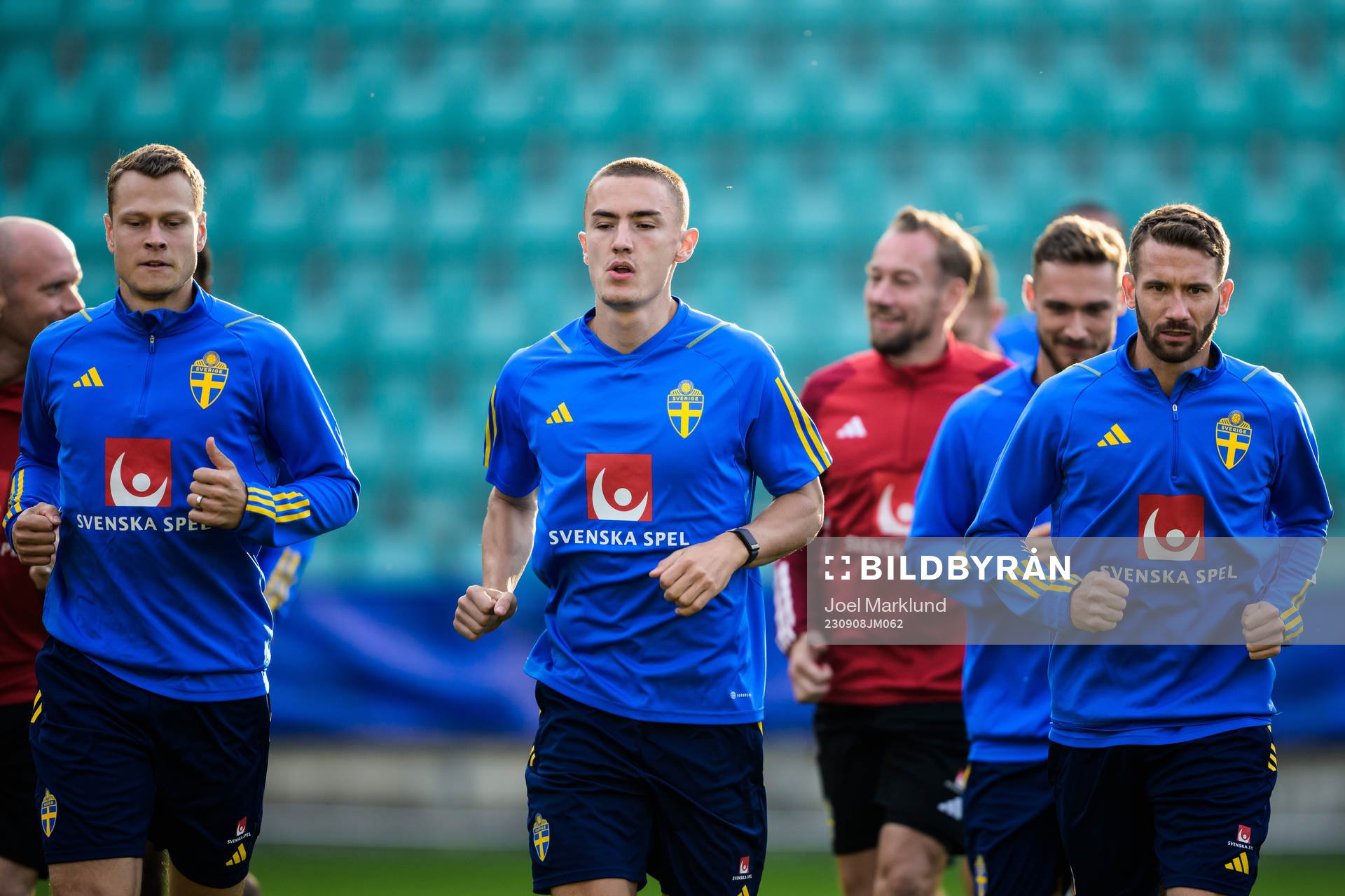 Viktor Claesson, Gustaf Lagerbielke and Marcus Rohdén of