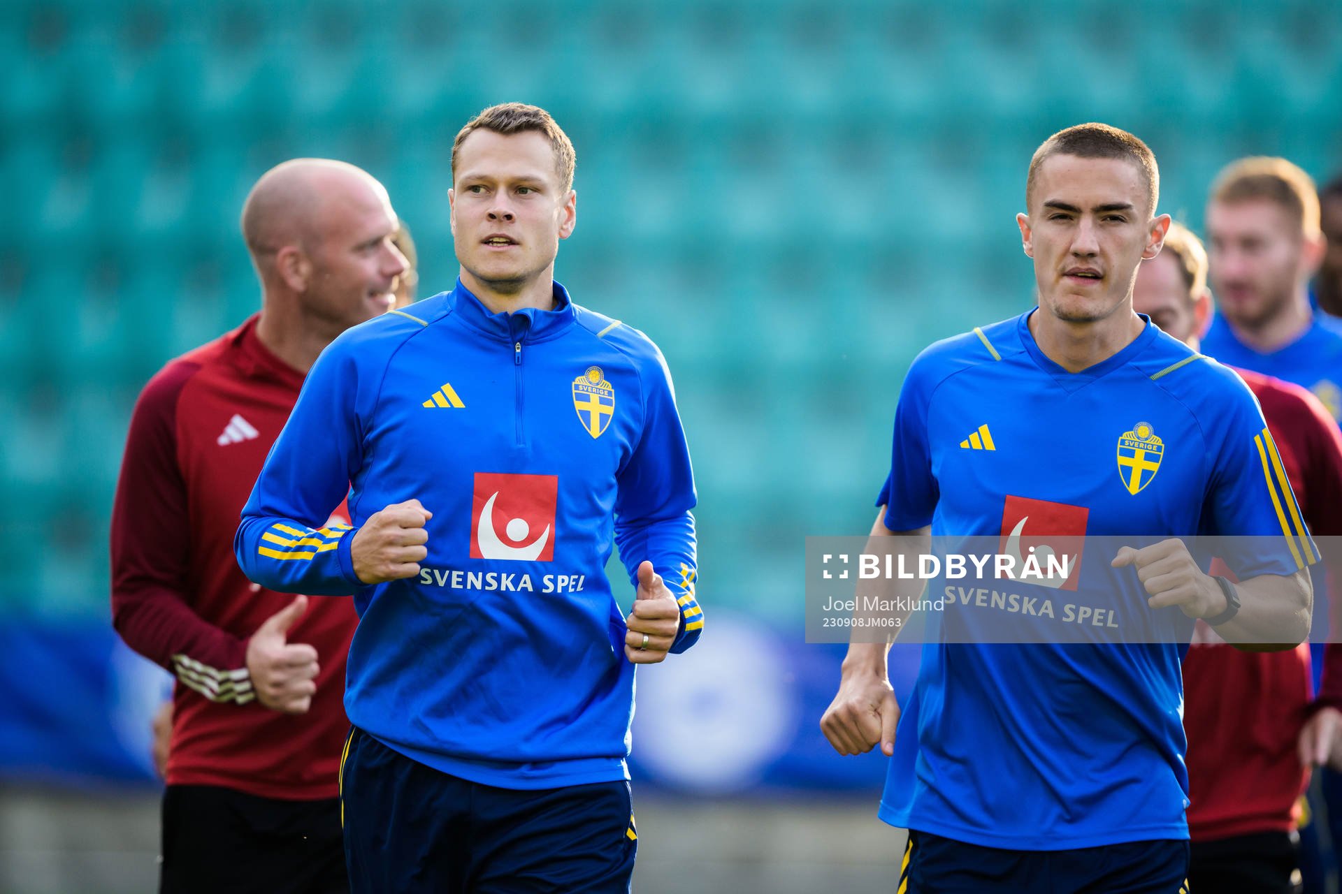 Viktor Claesson and Gustaf Lagerbielke of the Swedish