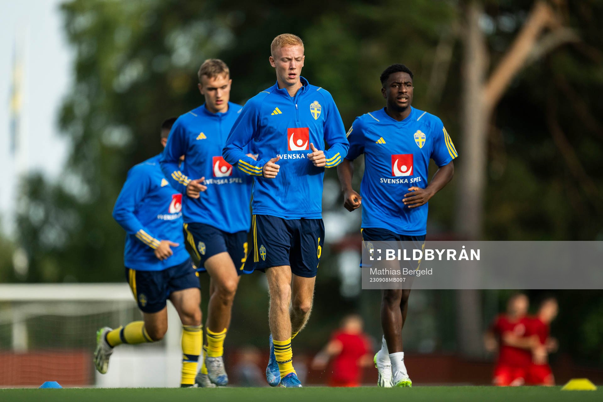 Jesper Tolinsson, Hugo Larsson and Josafat Mendes of Sweden
