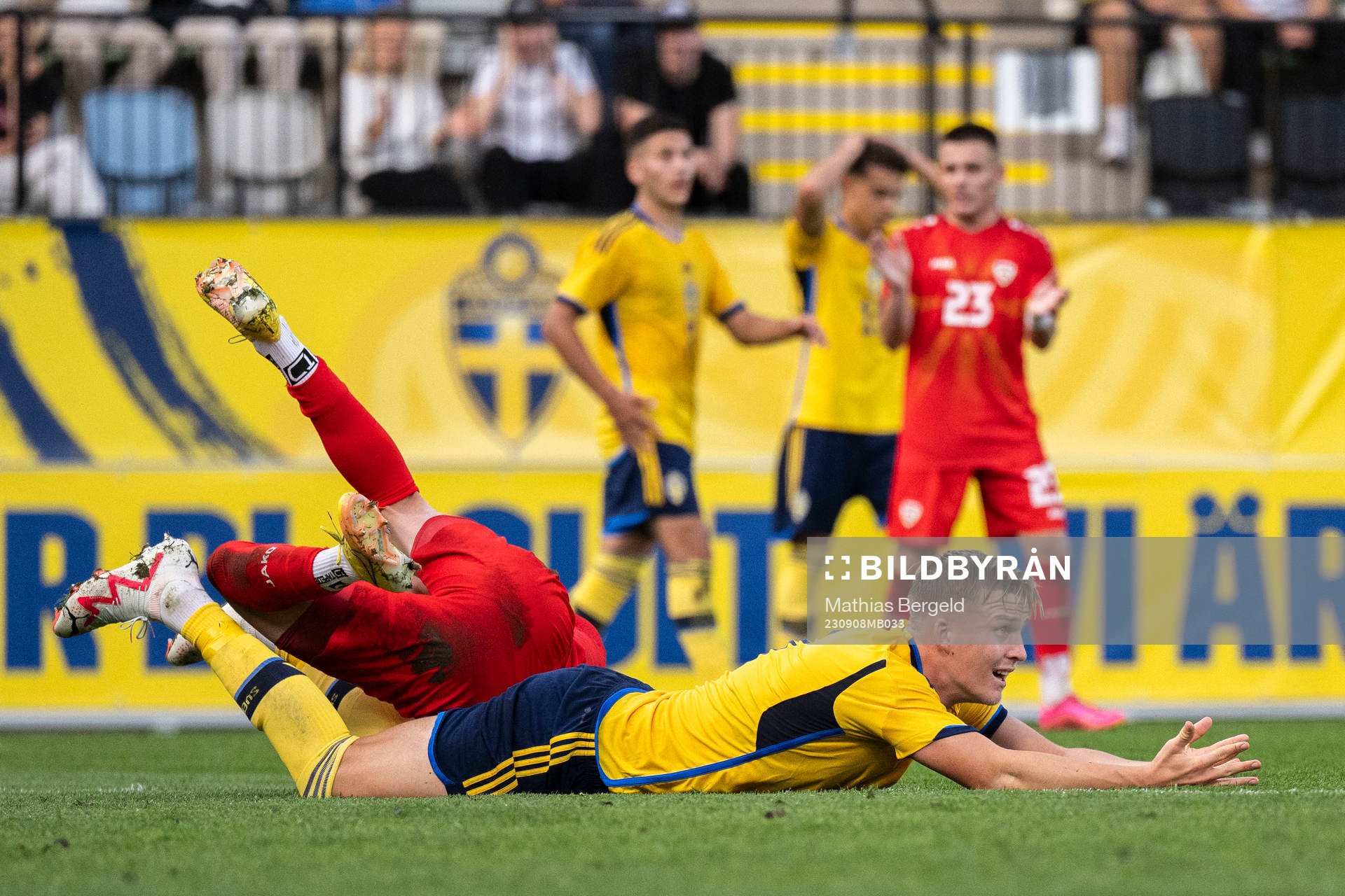 Casper Widell of Sweden reacts