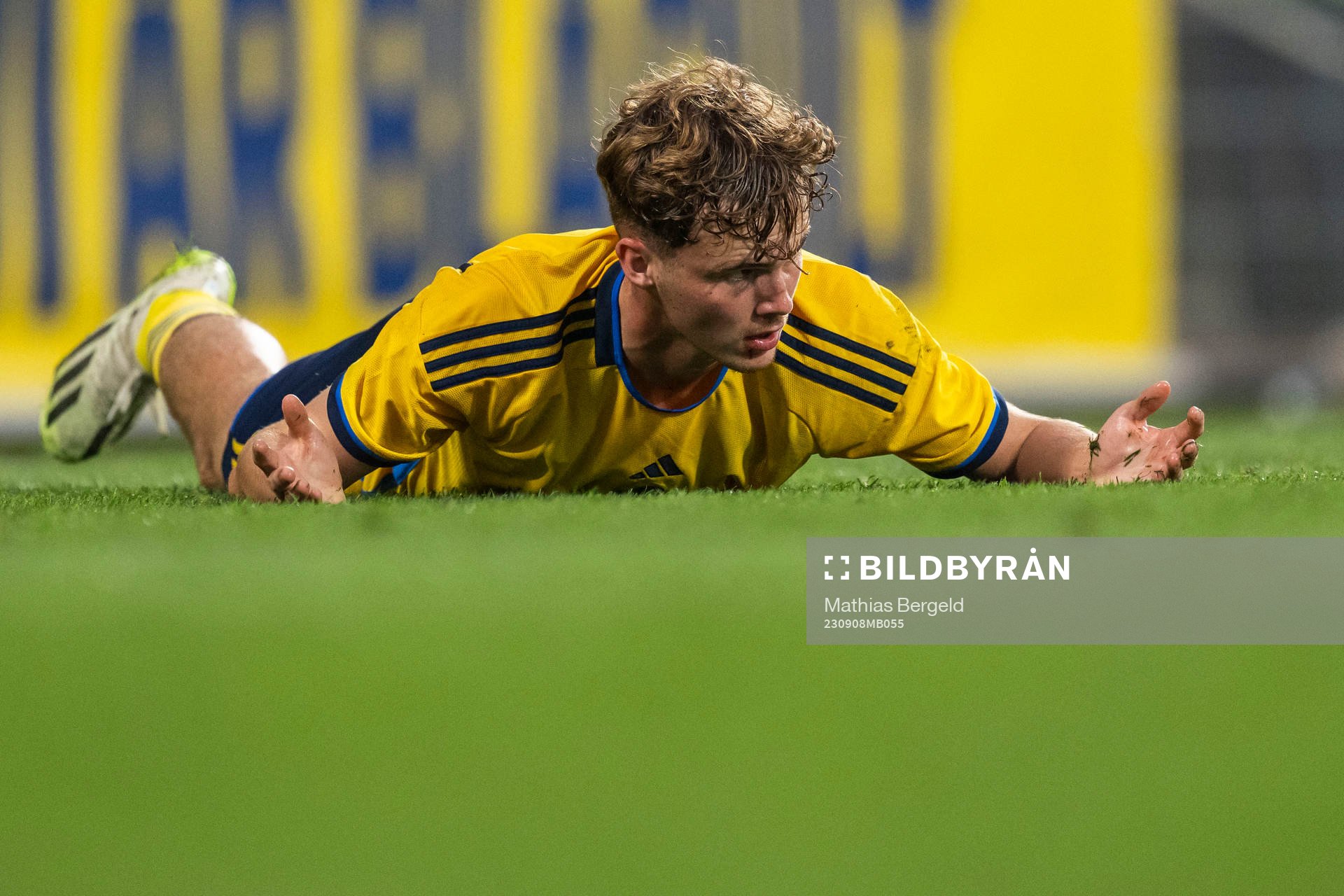 Williot Swedberg of Sweden reacts