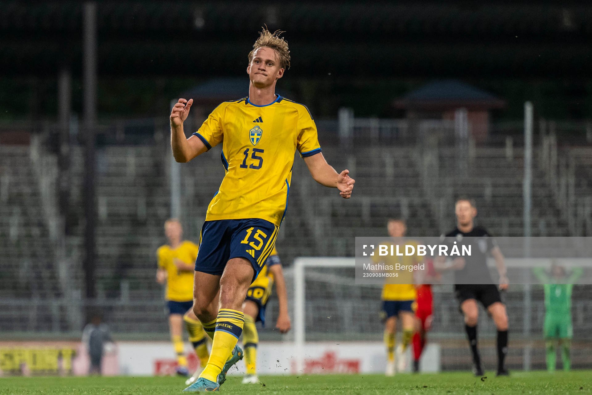 Oscar Vilhelmsson of Sweden looks dejected