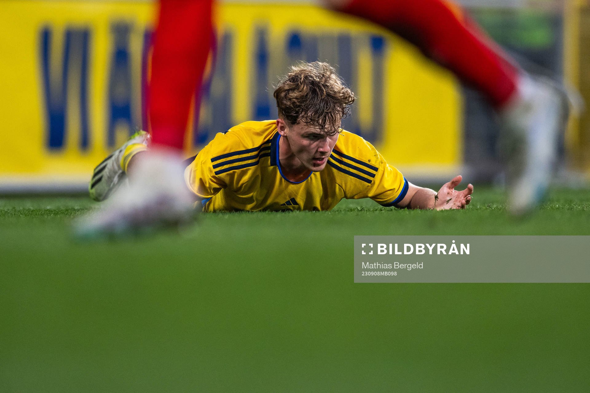 Williot Swedberg of Sweden looks dejected