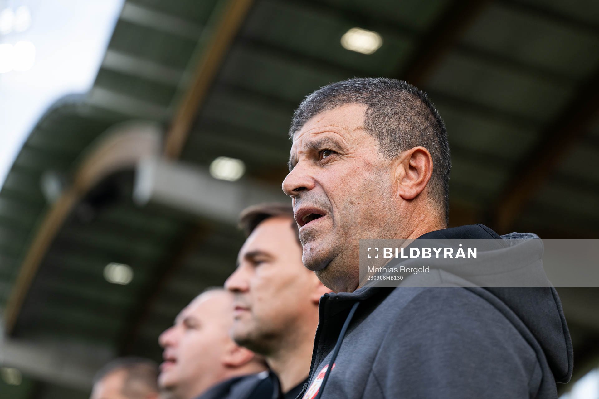 Head coach Dragan Kanatlarovski of North Macedonia