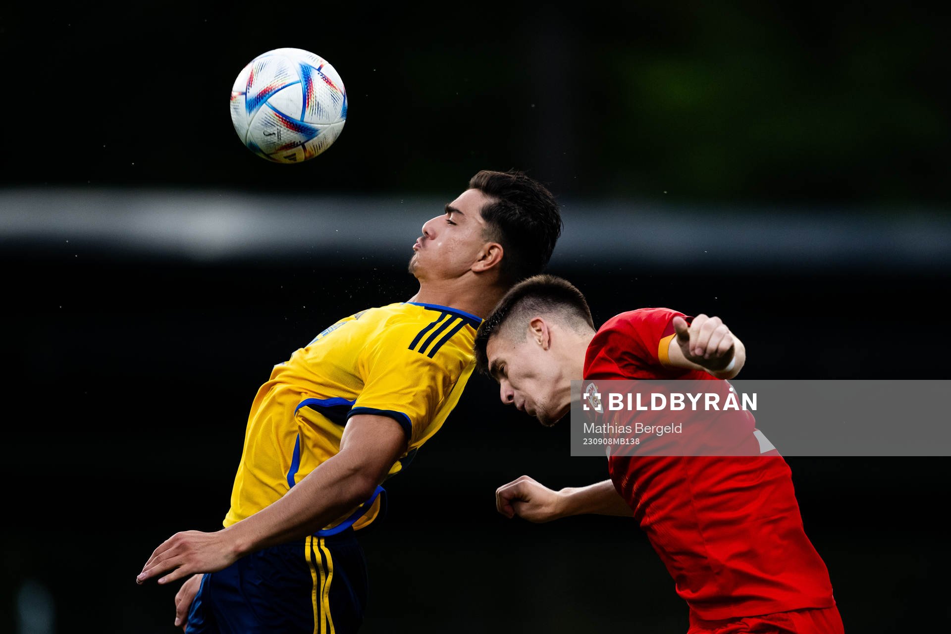 Jusef Erabi of Sweden and Rezat Ramadani of North Macedonia