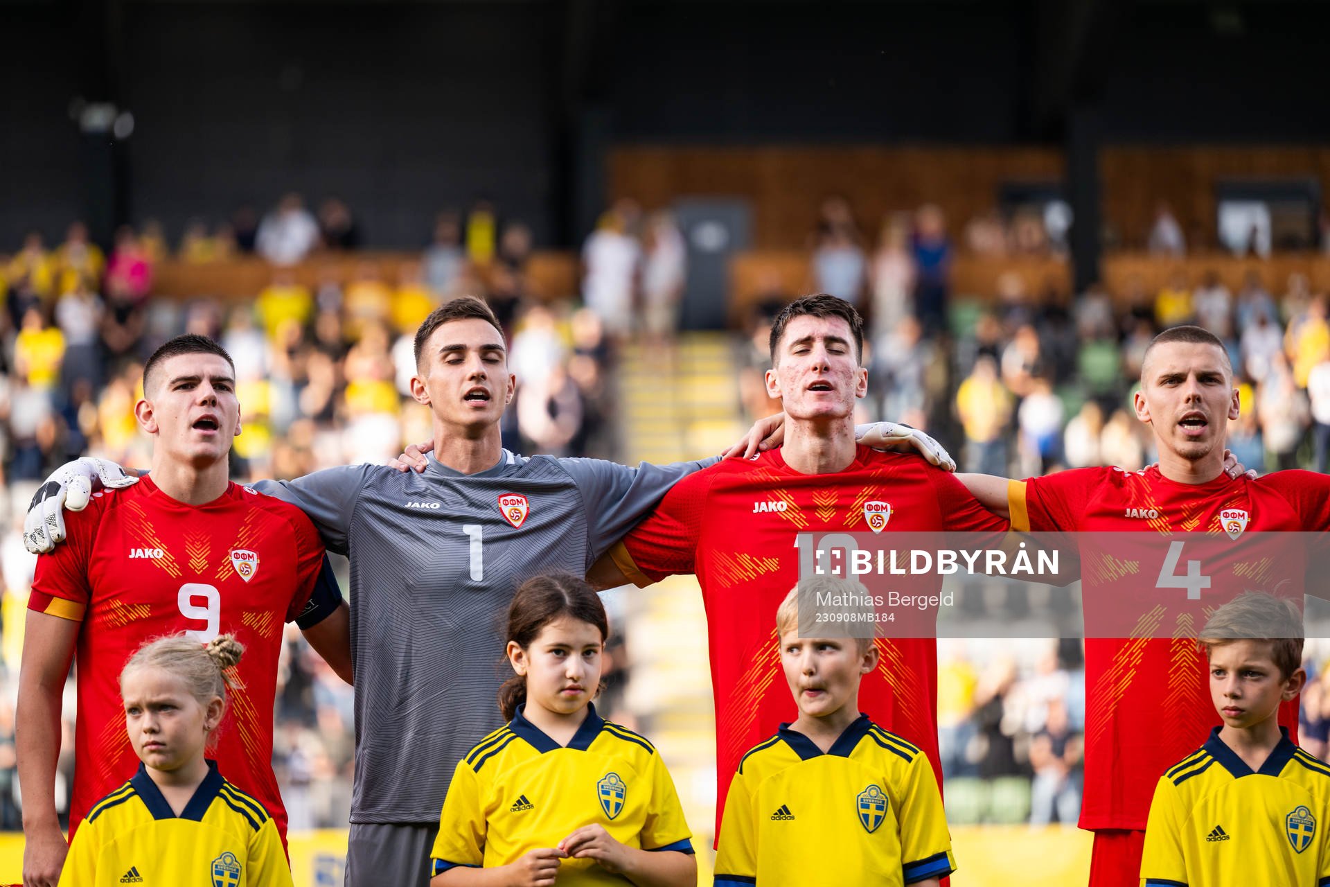Mario Ilievski, goalkeeper Marko Alchevski, Luka Stankovski