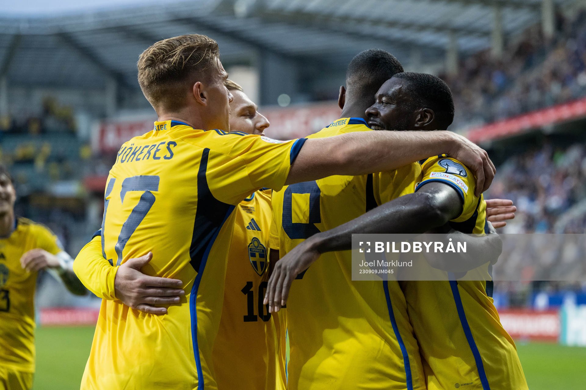 Viktor Gyökeres, Emil Forsberg, Alexander Isak and Ken