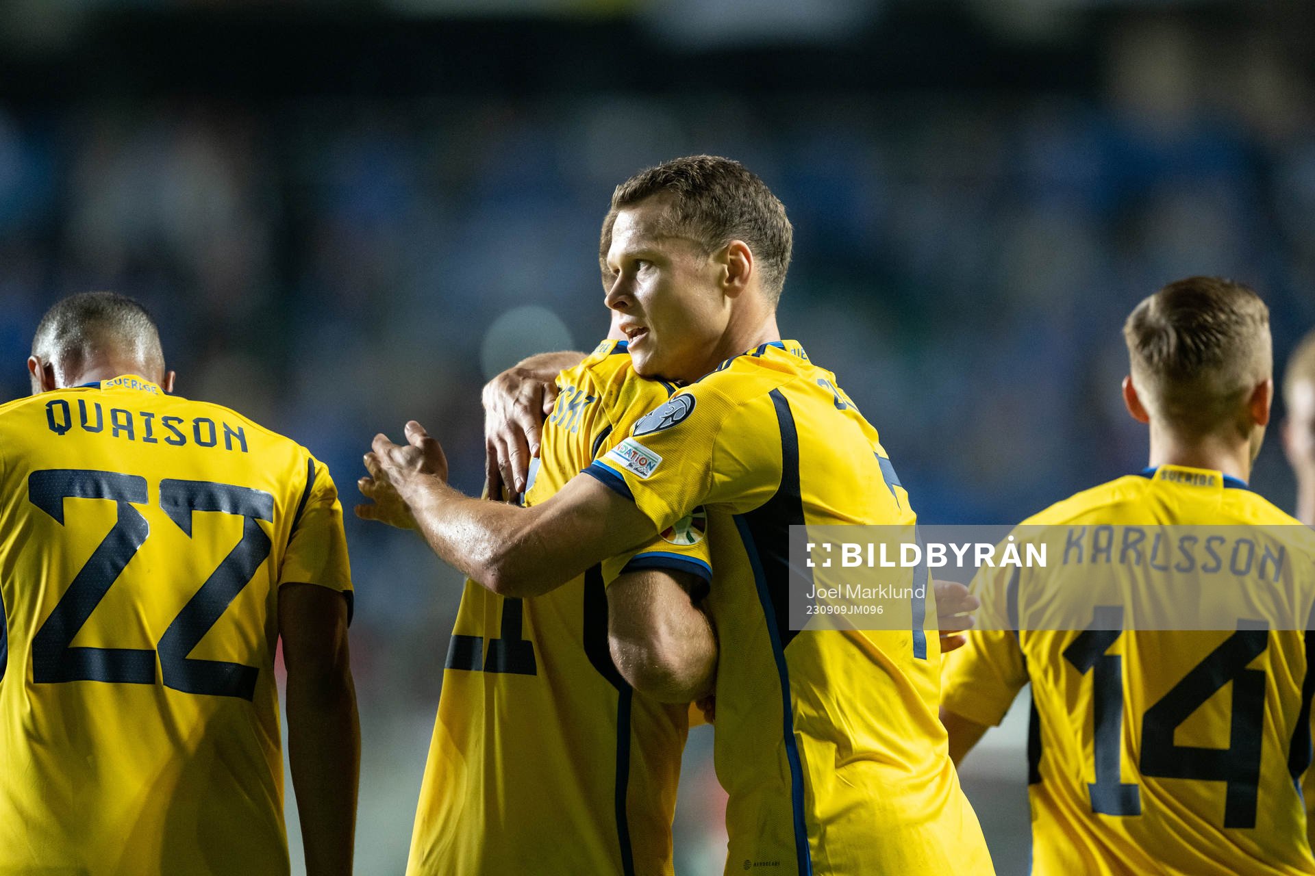 Viktor Claesson of Sweden celebrates