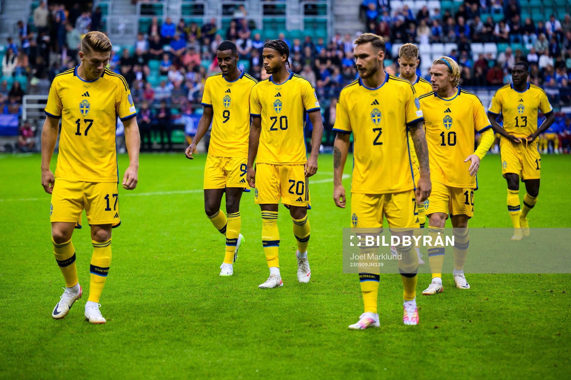 Viktor Gyökeres, Alexander Isak, Jens Cajuste, Linus