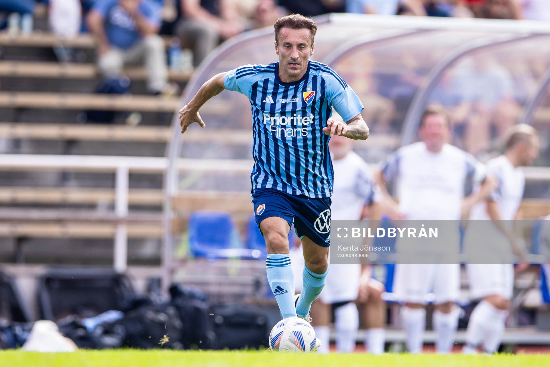 Djurgårdens Lolo Chanko i en legendarmatch mellan