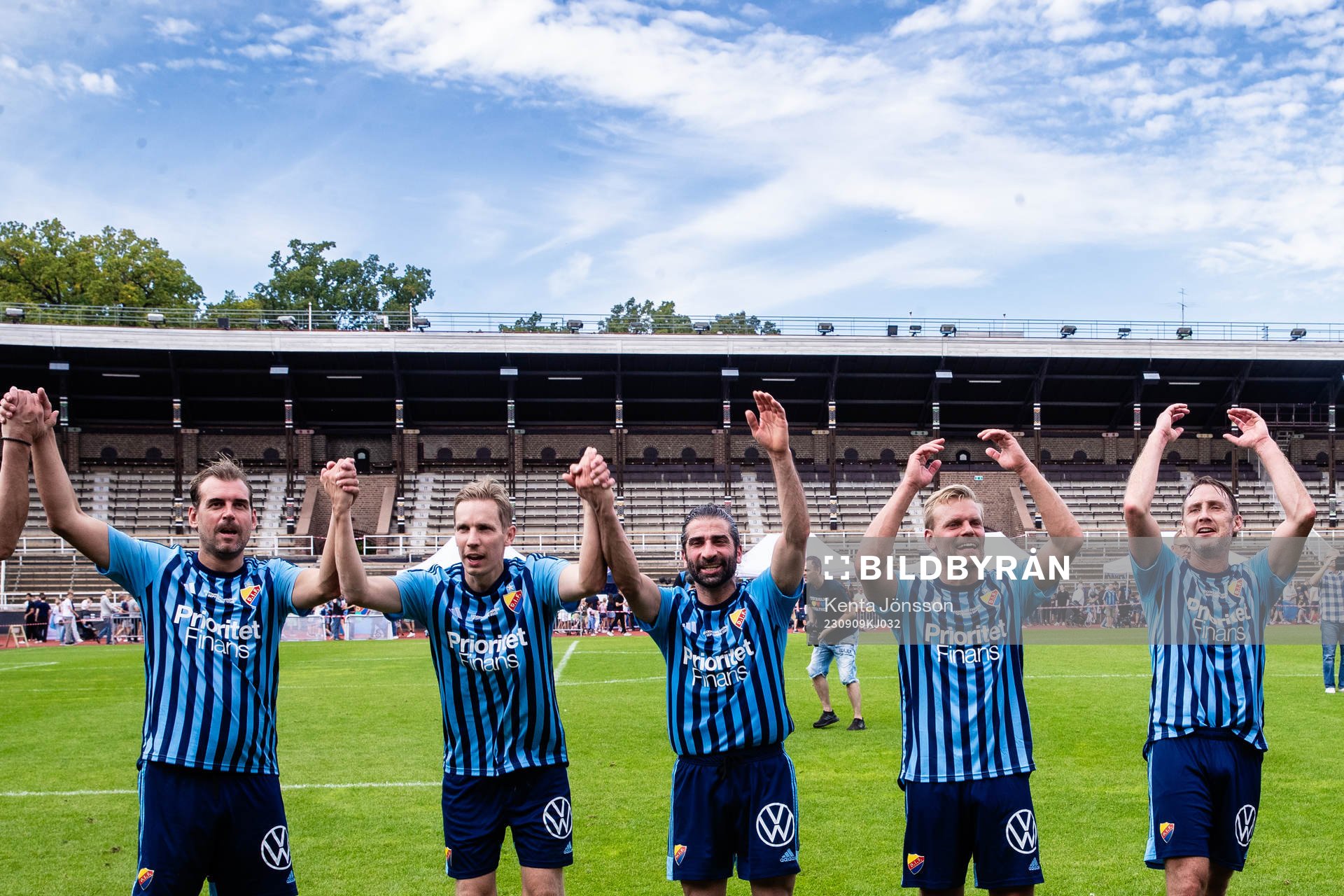 Djurgårdens Joel Riddez, Abgar Barsom, Johan Arneng och