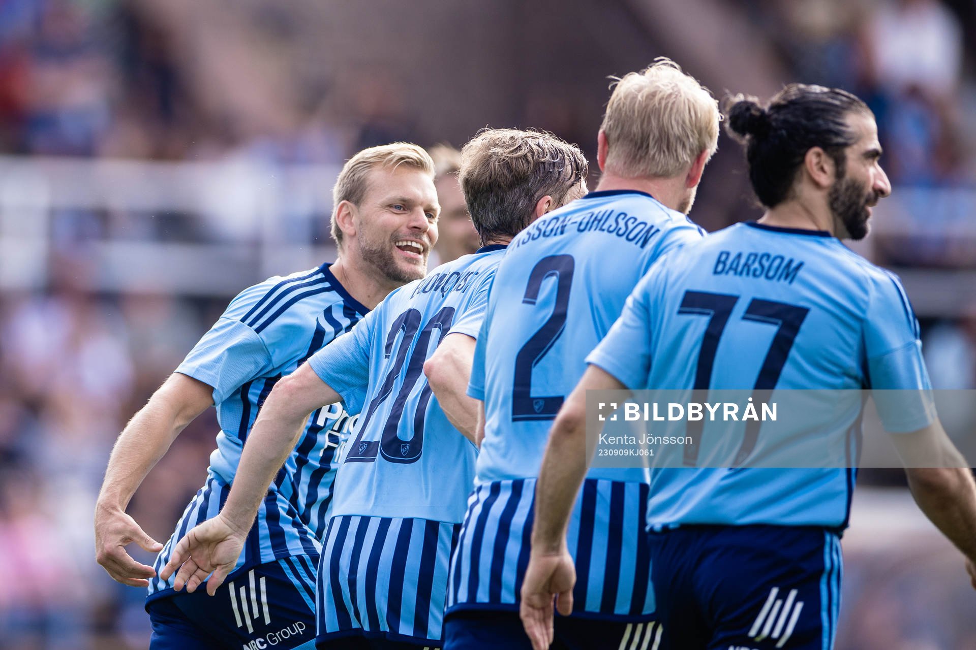 Djurgårdens Johan Arneng, Jesper Blomkvist, Patrik